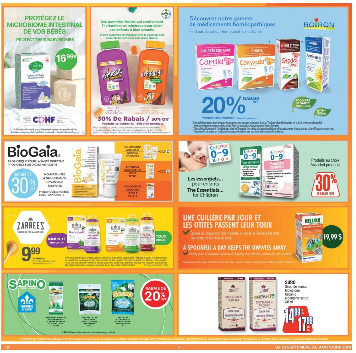 Flyer Jean Coutu 26.09.2024 - 09.10.2024