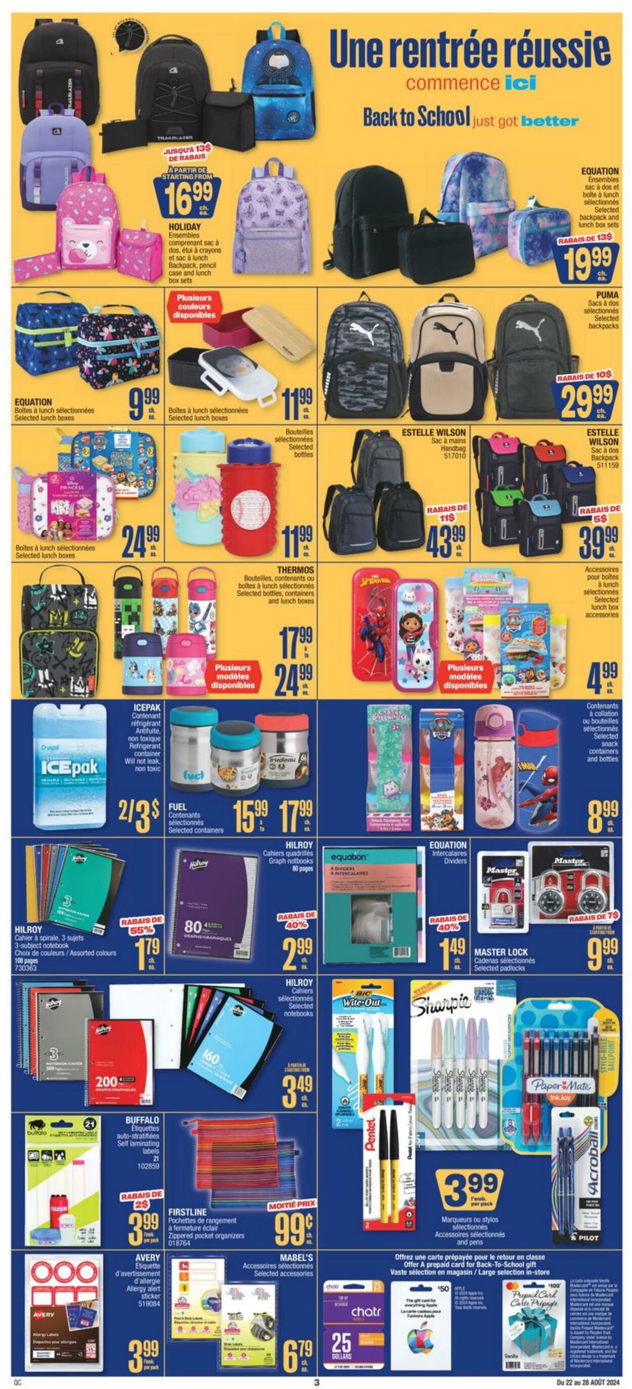 Flyer Jean Coutu 22.08.2024 - 28.08.2024