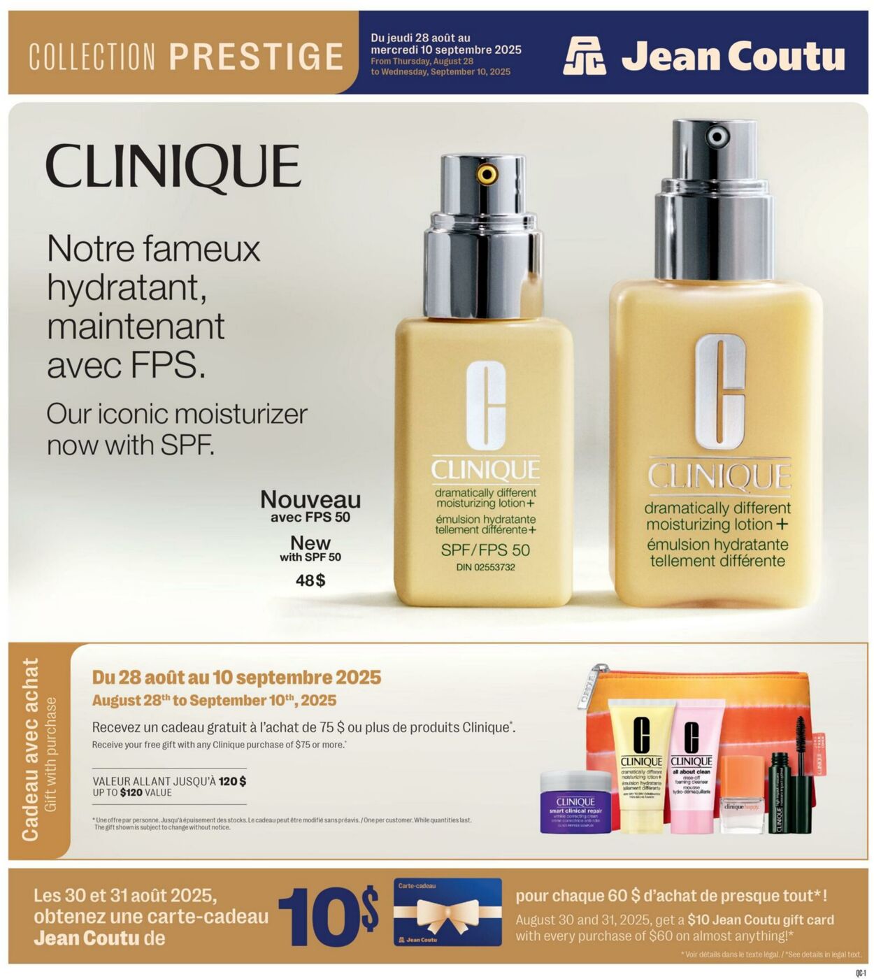 Flyer Jean Coutu 28.08.2025 - 10.09.2025