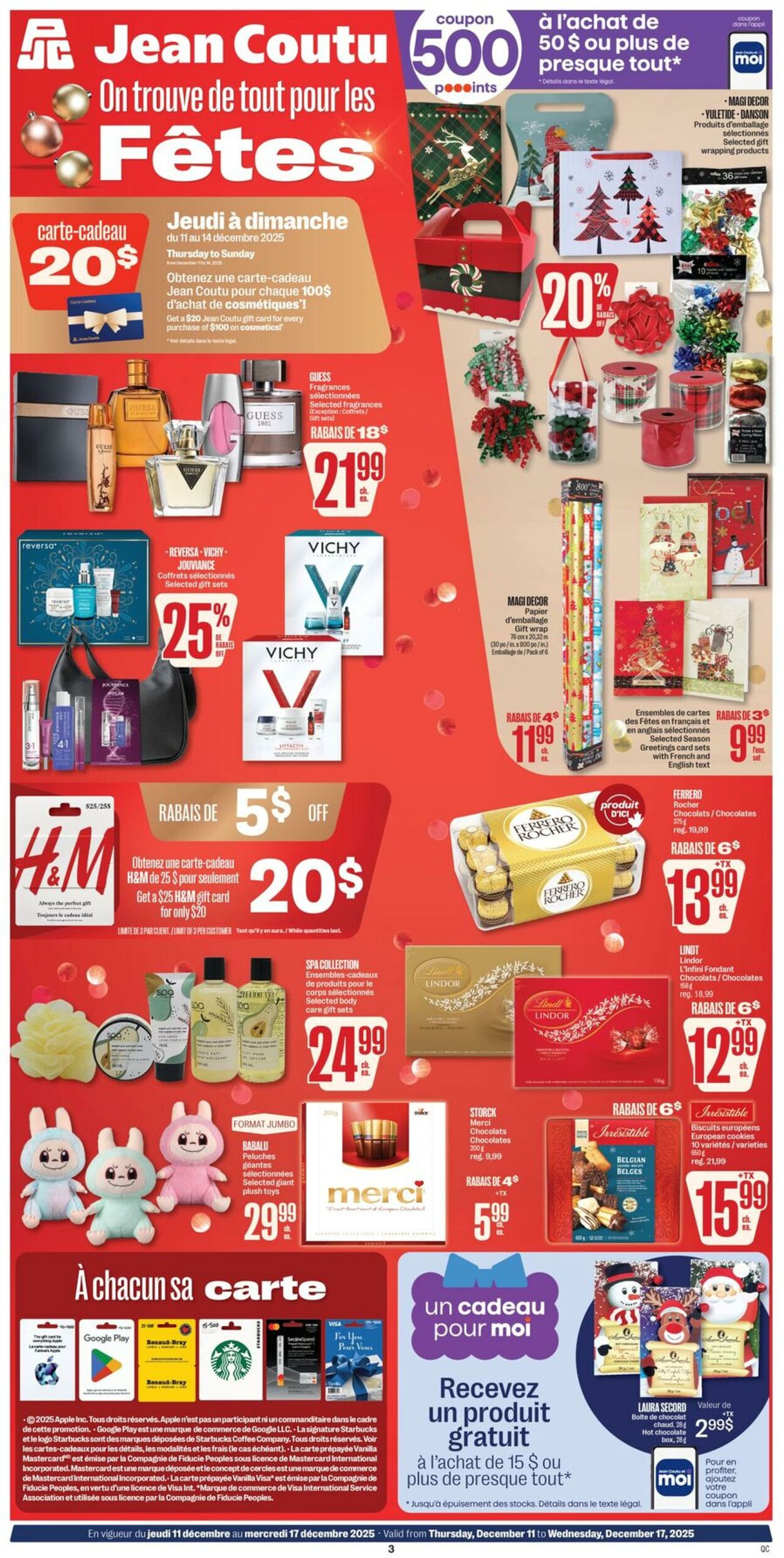 Flyer Jean Coutu 11.12.2025 - 17.12.2025