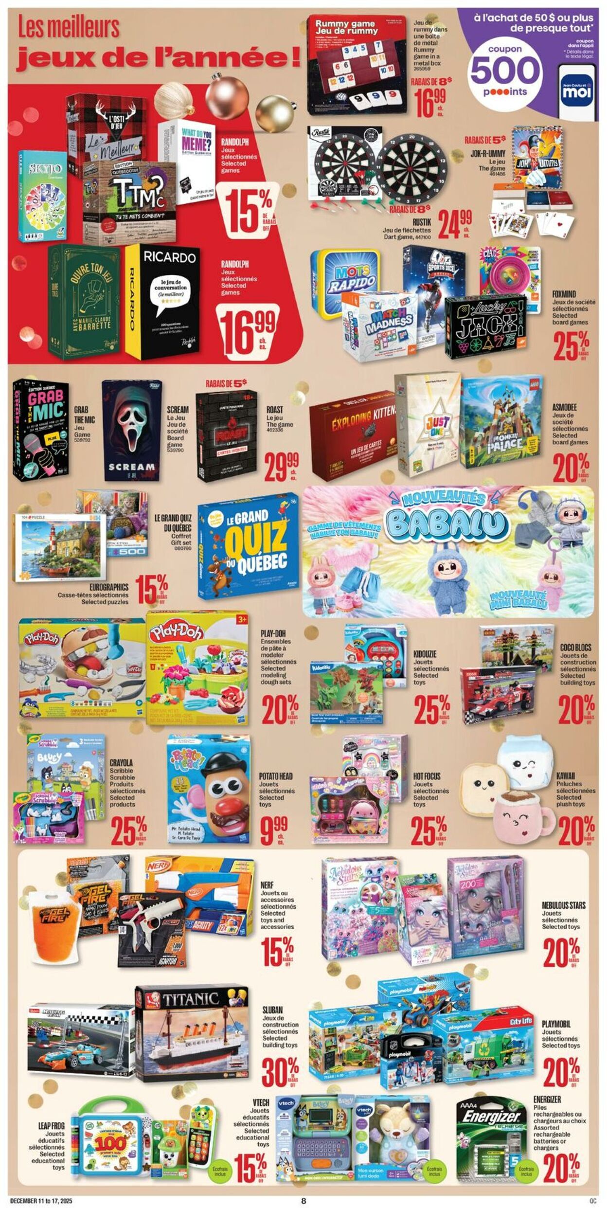Flyer Jean Coutu 11.12.2025 - 17.12.2025