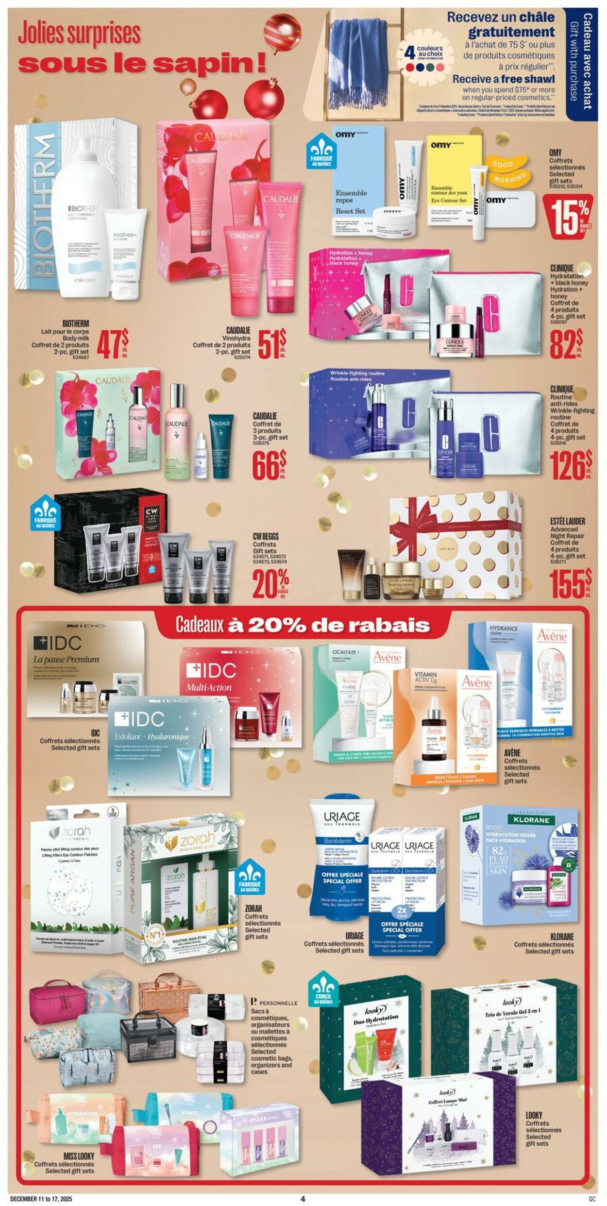 Flyer Jean Coutu 11.12.2025 - 17.12.2025