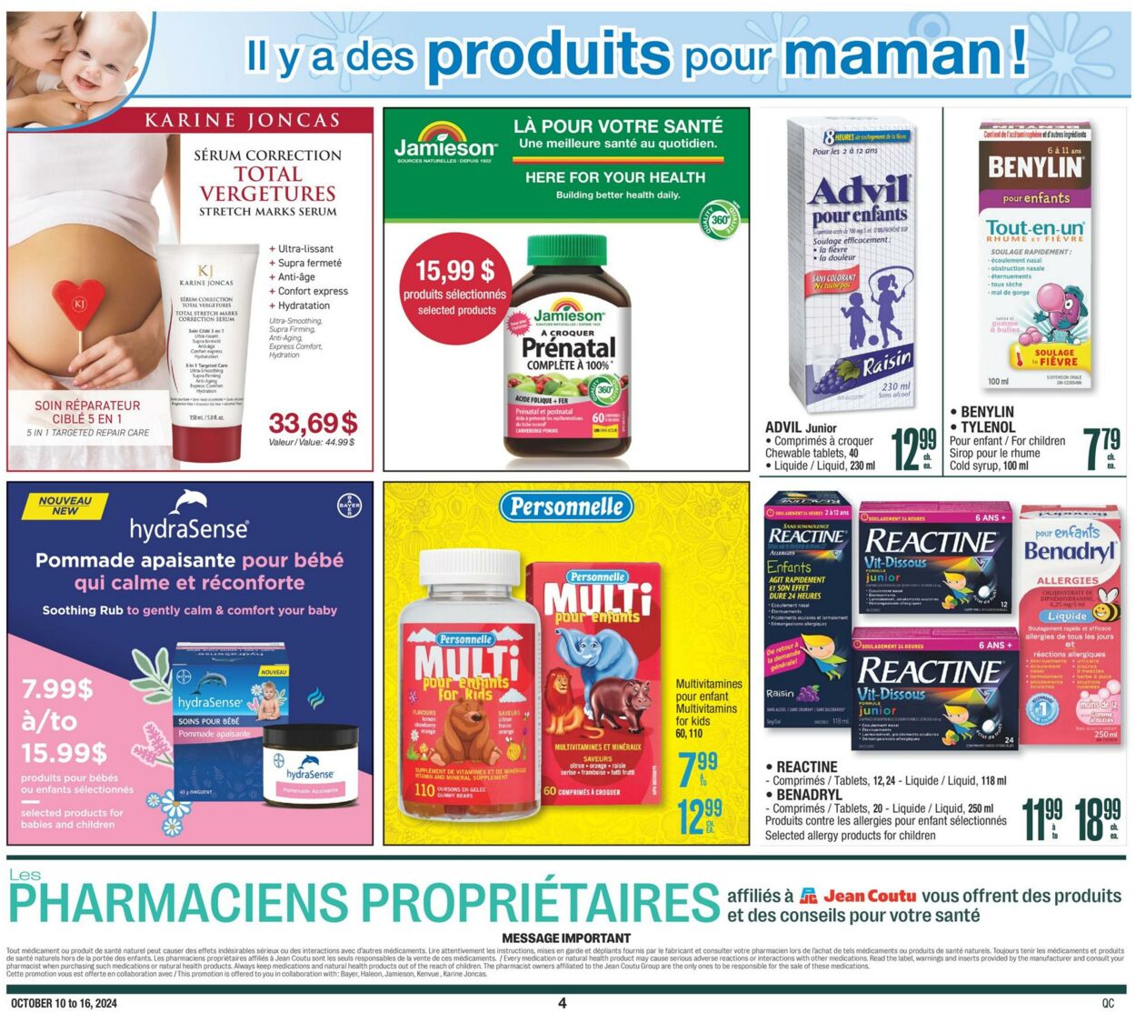 Flyer Jean Coutu 10.10.2024 - 16.10.2024