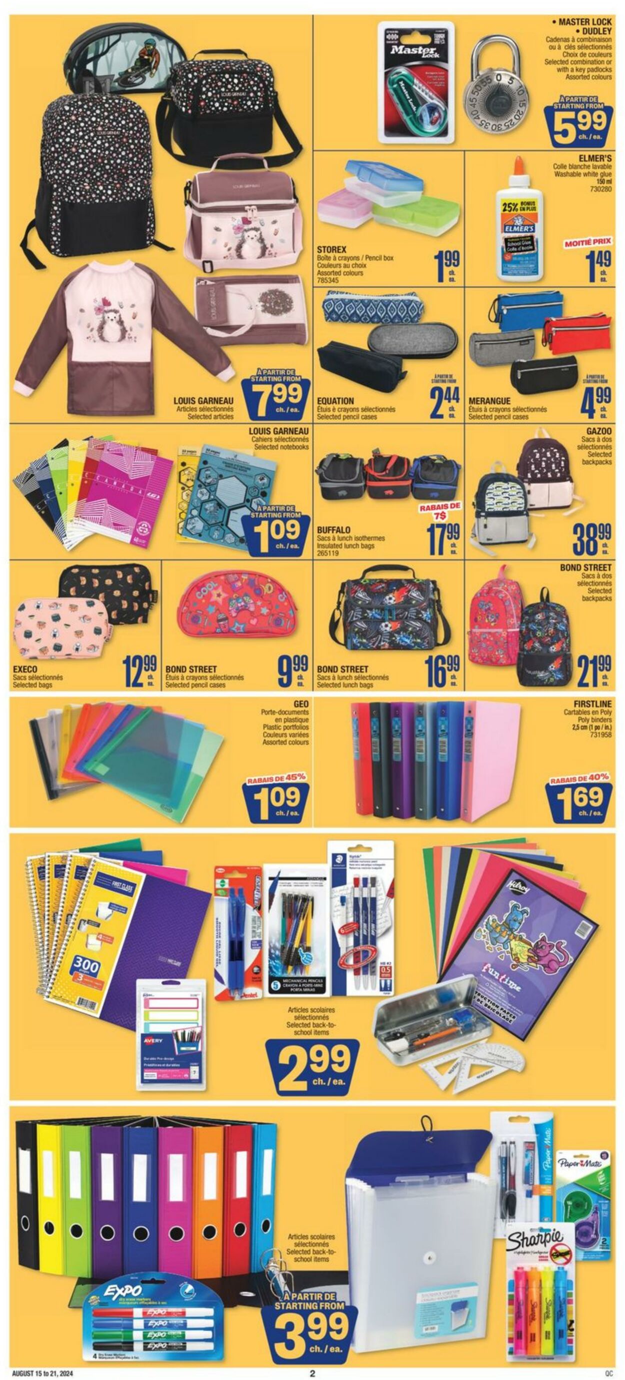 Flyer Jean Coutu 15.08.2024 - 21.08.2024