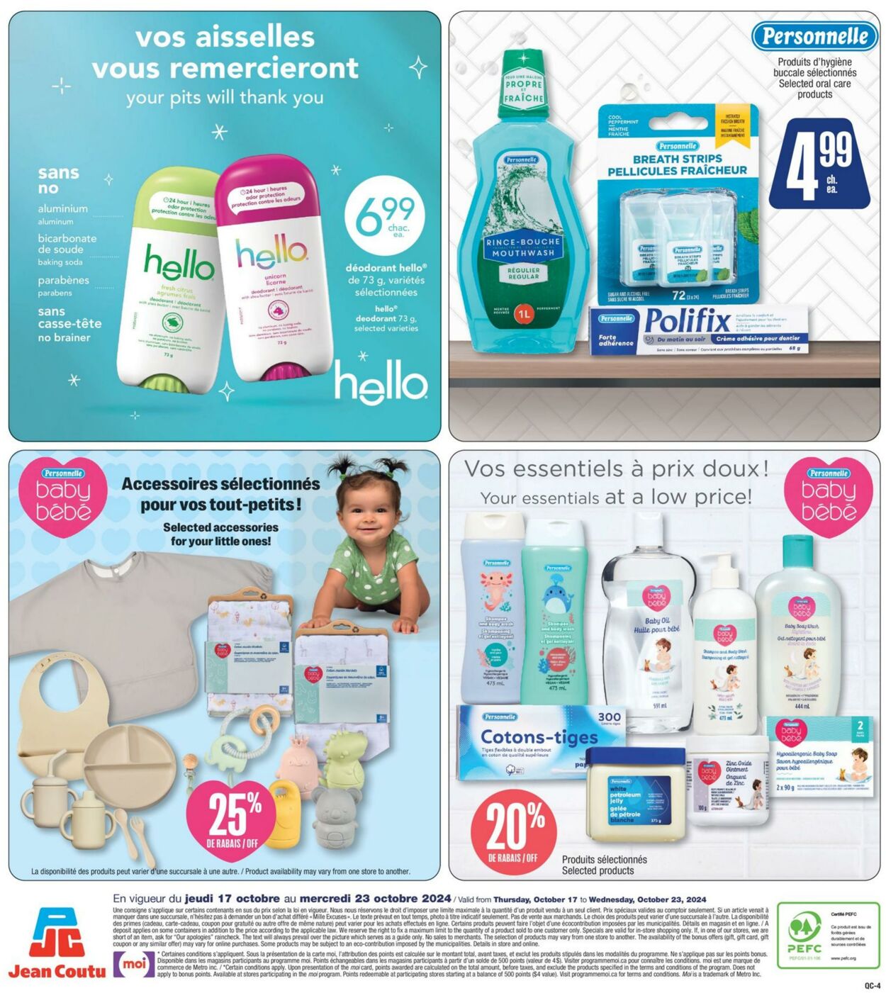 Flyer Jean Coutu 17.10.2024 - 23.10.2024