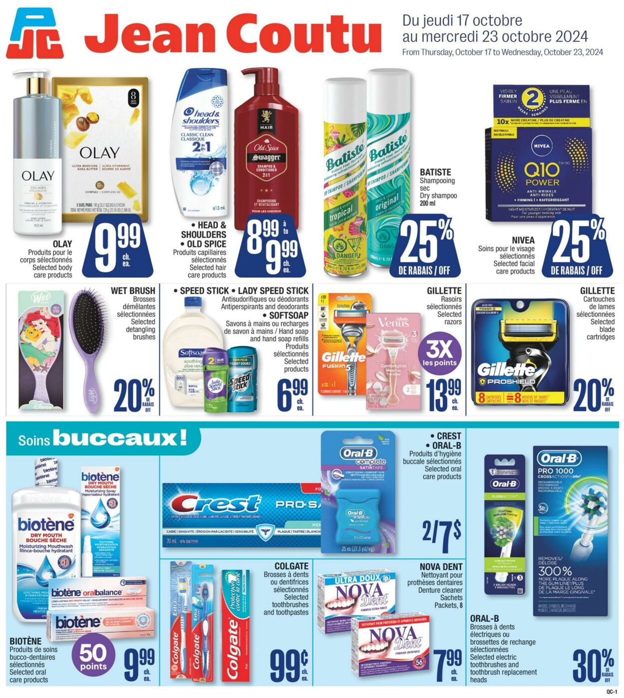 Flyer Jean Coutu 17.10.2024 - 23.10.2024