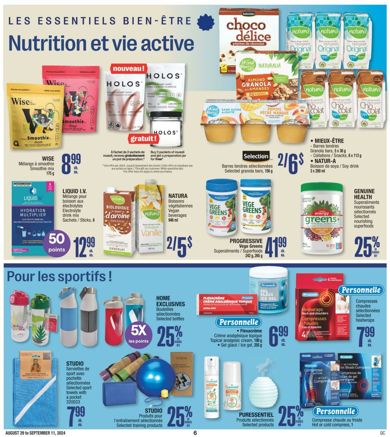 Flyer Jean Coutu 29.08.2024 - 11.09.2024