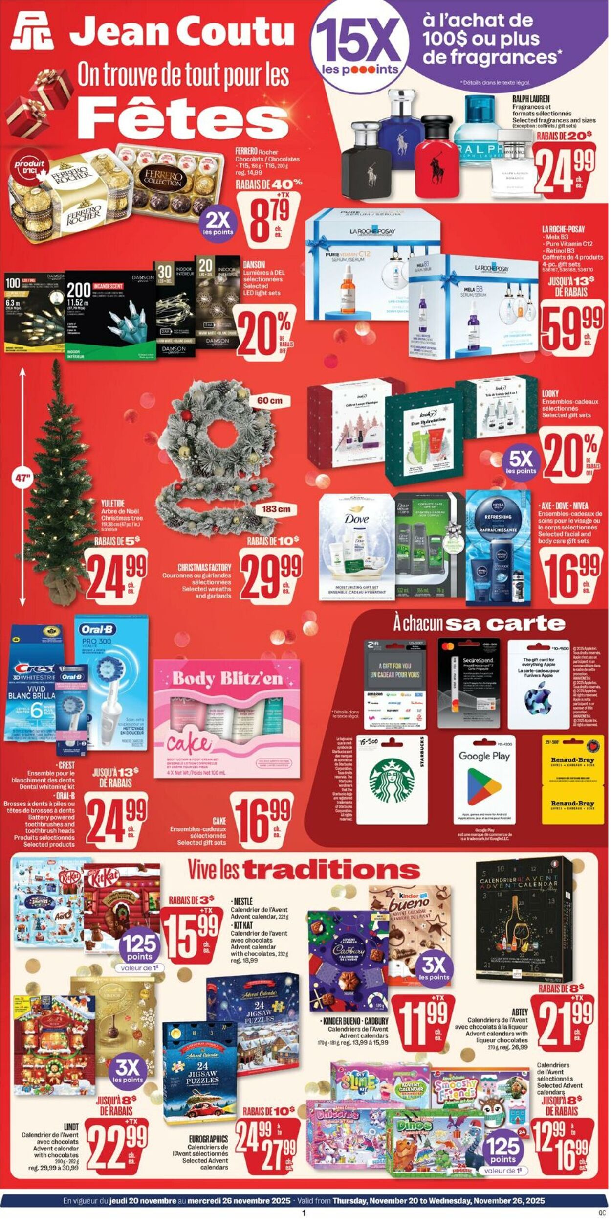 Flyer Jean Coutu 20.11.2025 - 26.11.2025