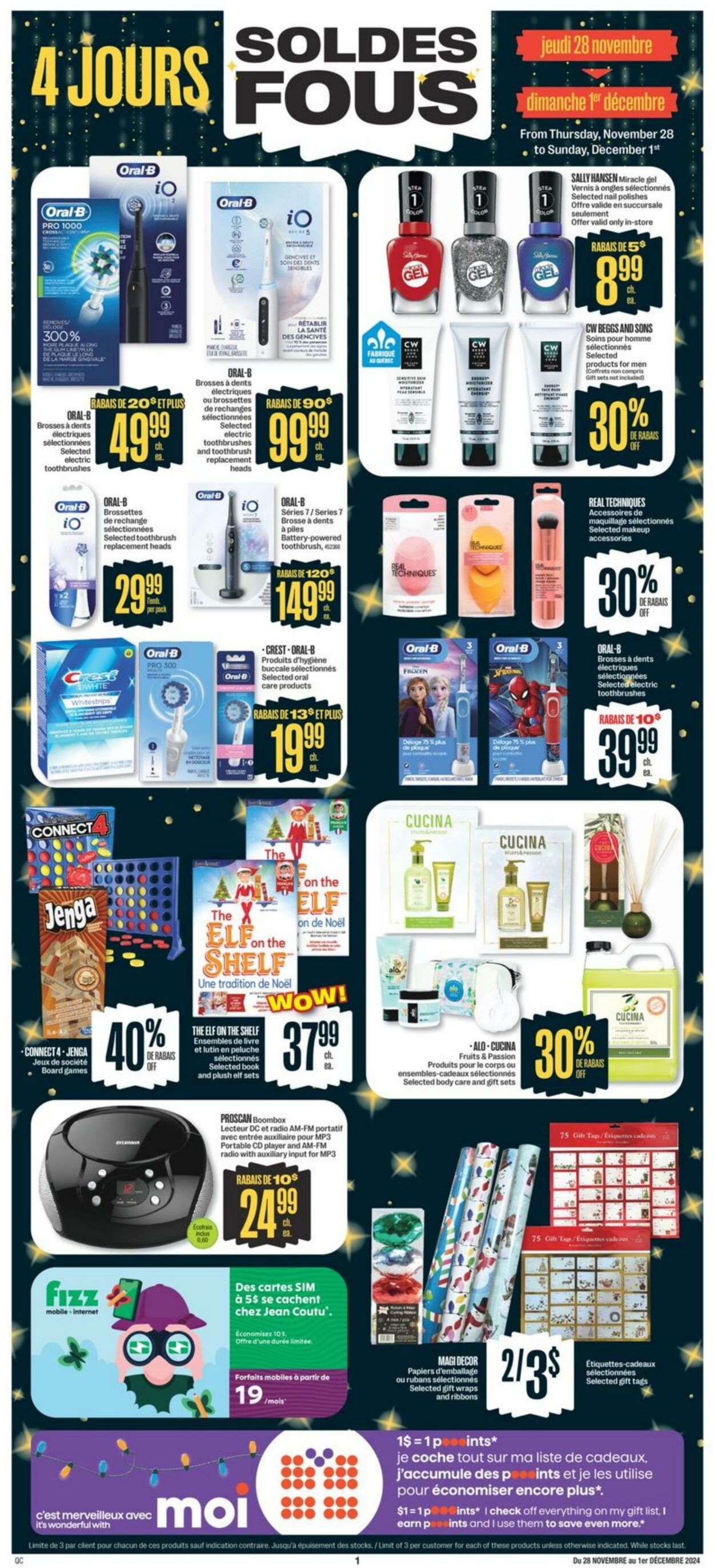 Flyer Jean Coutu 28.11.2024 - 01.12.2024