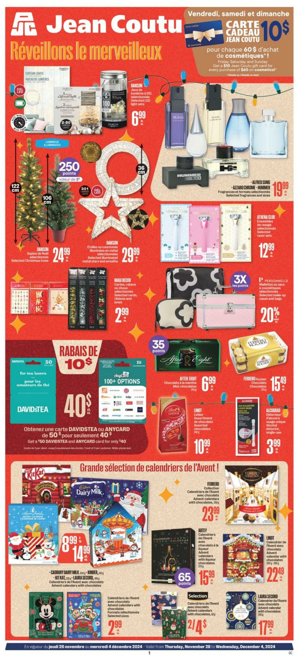 Flyer Jean Coutu 28.11.2024 - 01.12.2024