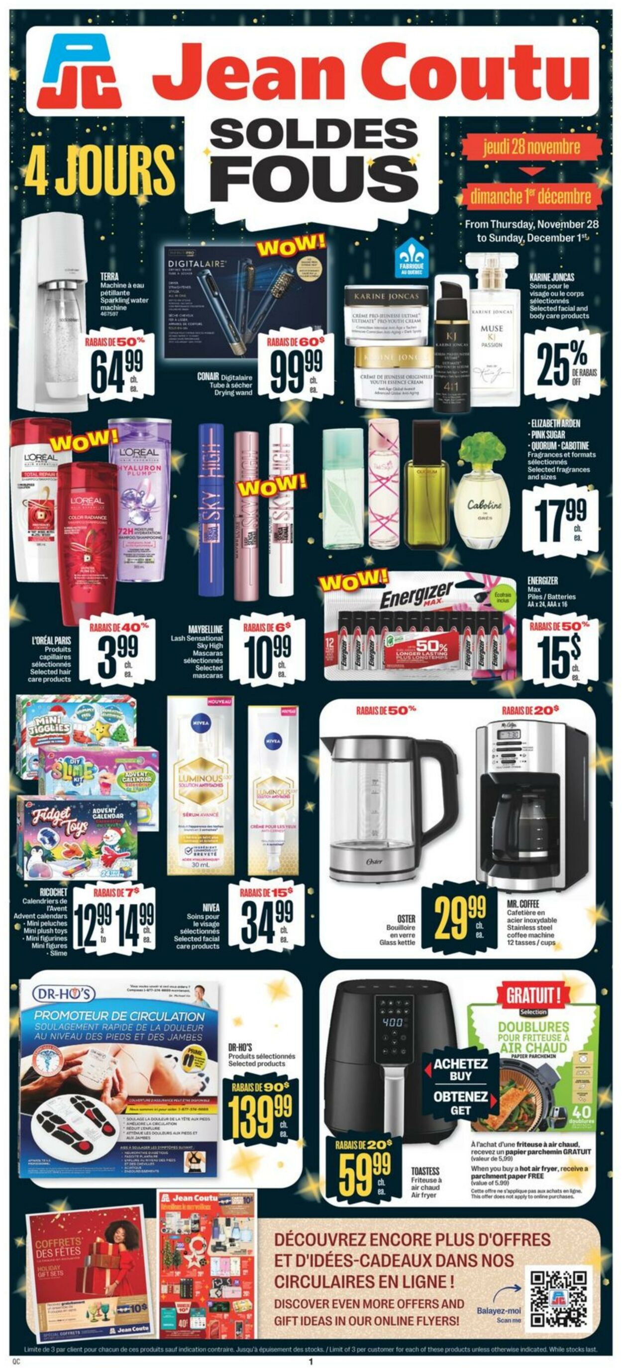 Flyer Jean Coutu 28.11.2024 - 01.12.2024