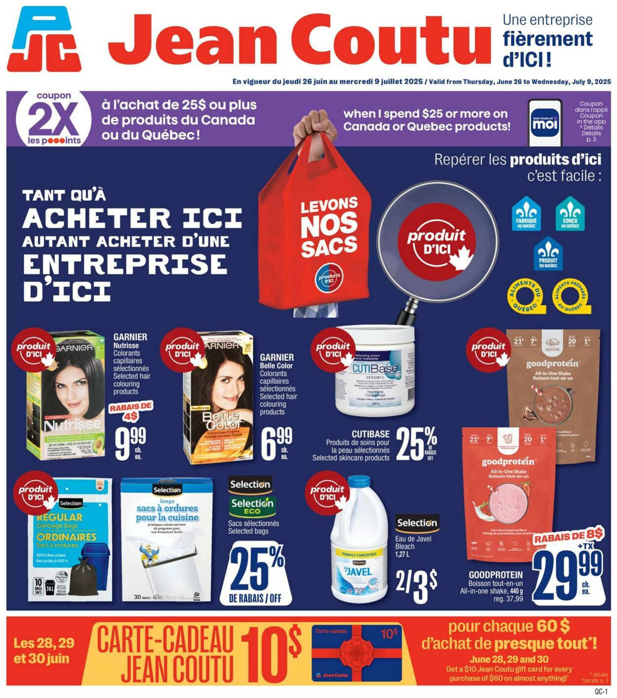 Flyer Jean Coutu 26.06.2025 - 09.07.2025