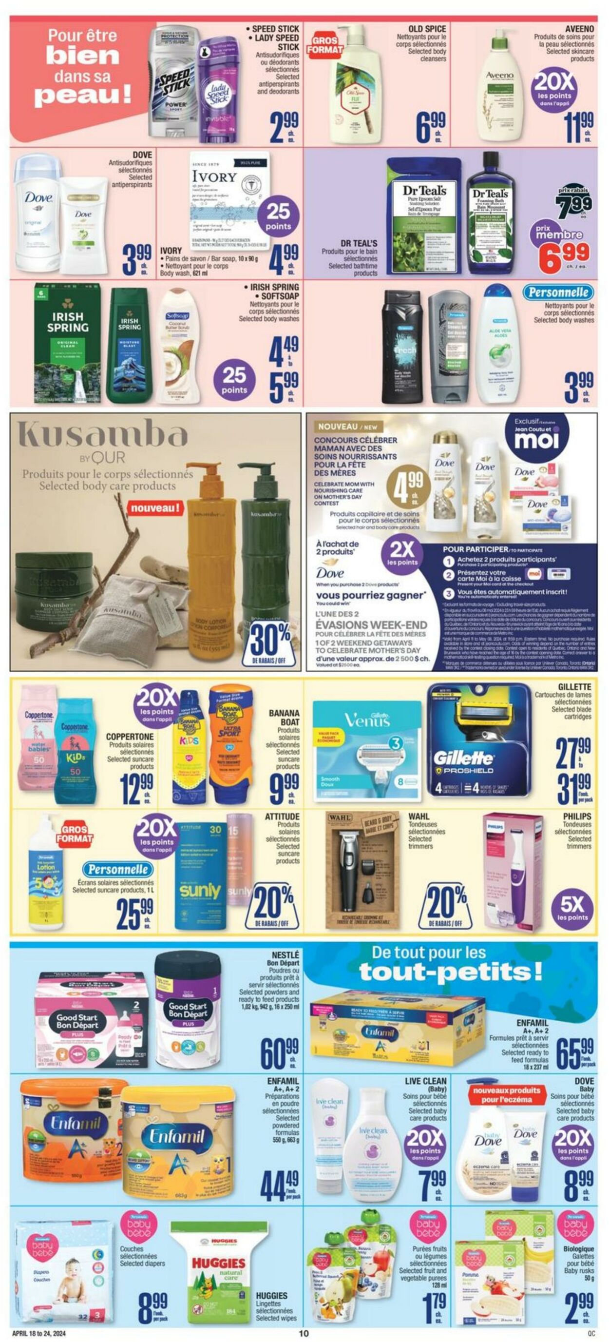 Flyer Jean Coutu 18.04.2024 - 24.04.2024