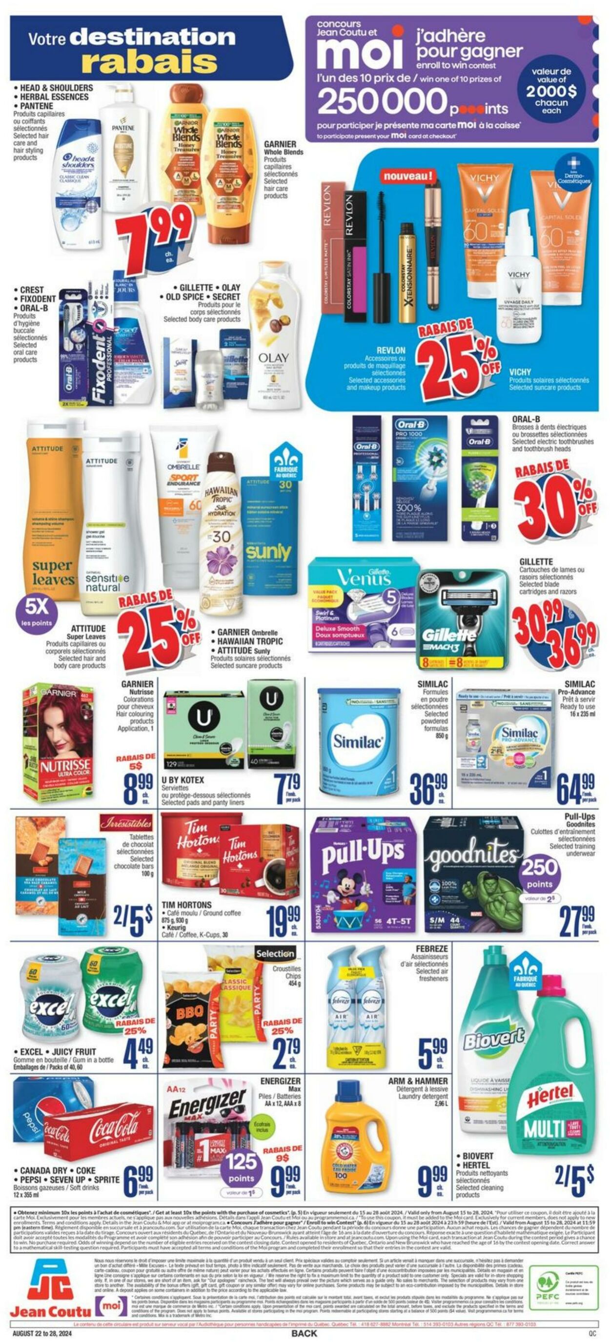 Flyer Jean Coutu 22.08.2024 - 28.08.2024