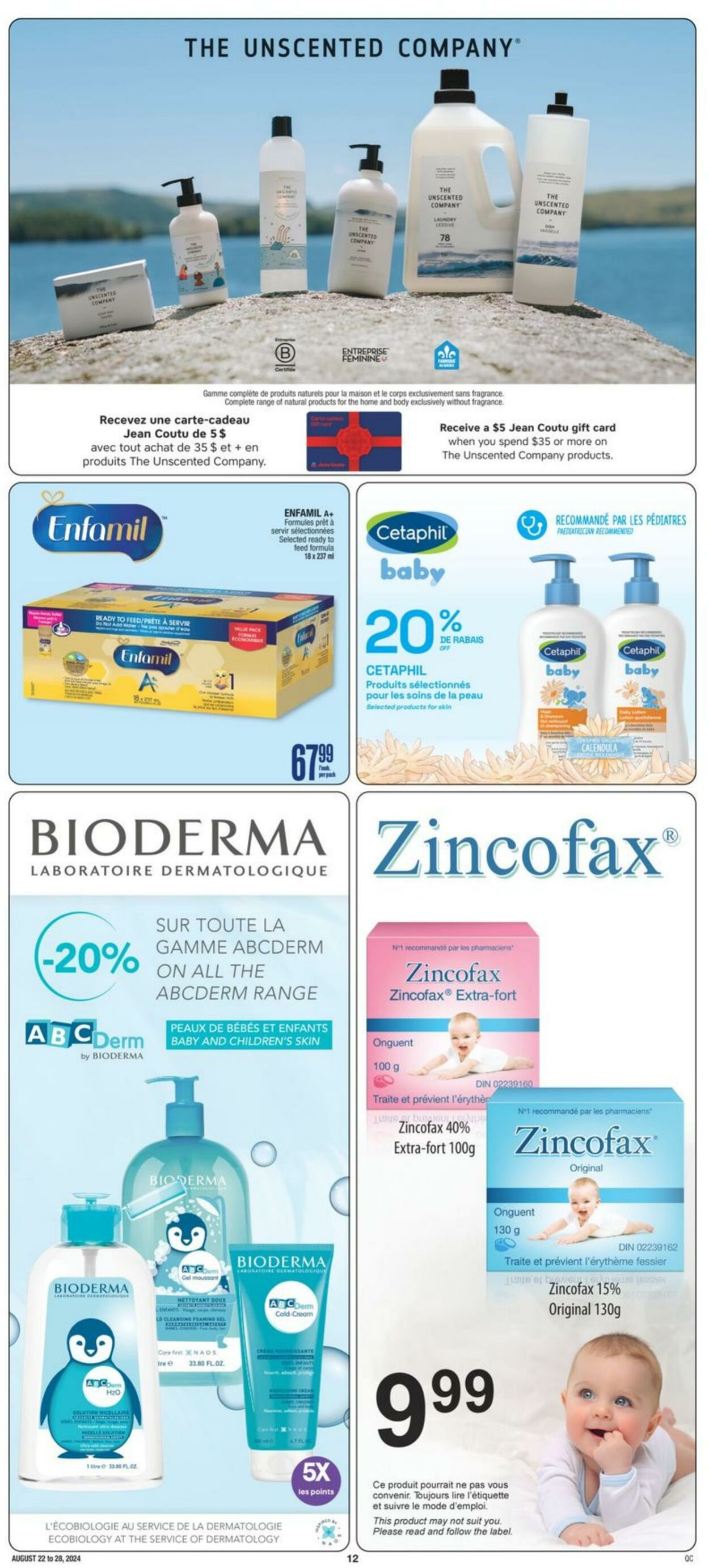 Flyer Jean Coutu 22.08.2024 - 28.08.2024