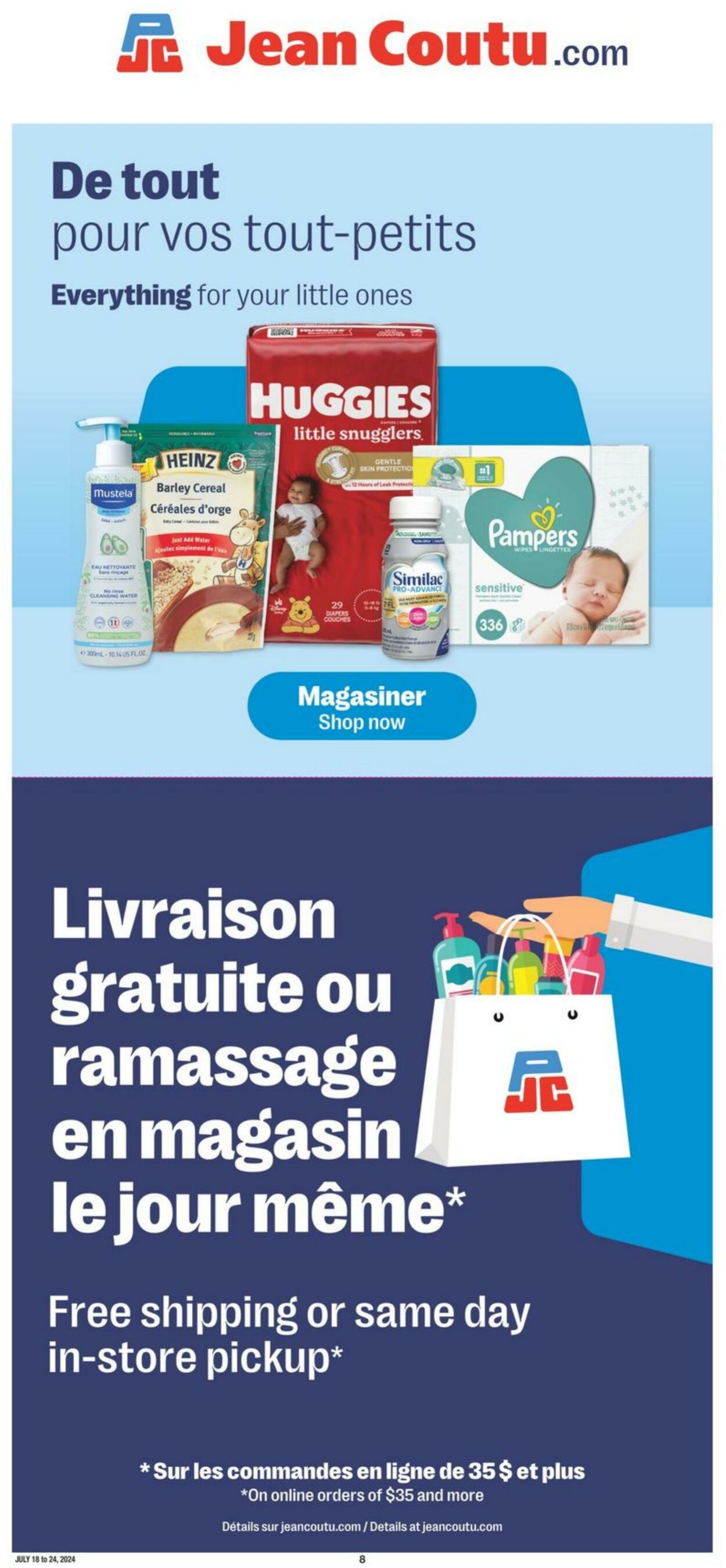 Flyer Jean Coutu 18.07.2024 - 24.07.2024