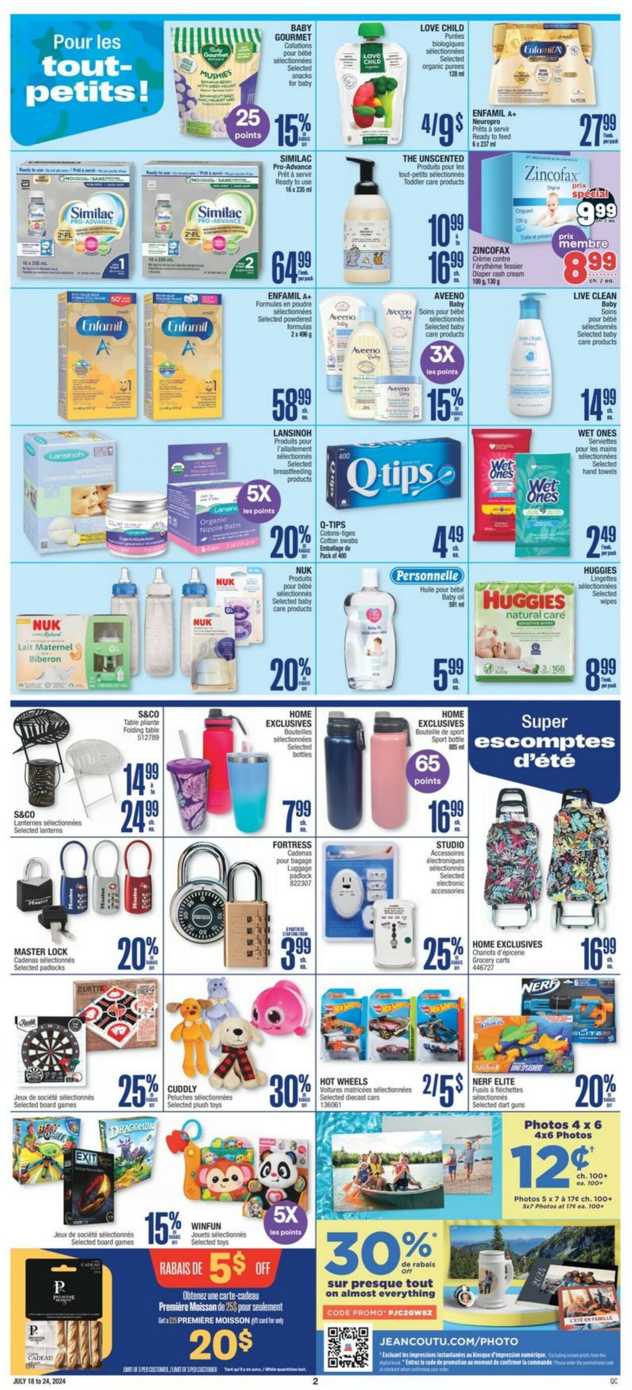 Flyer Jean Coutu 18.07.2024 - 24.07.2024