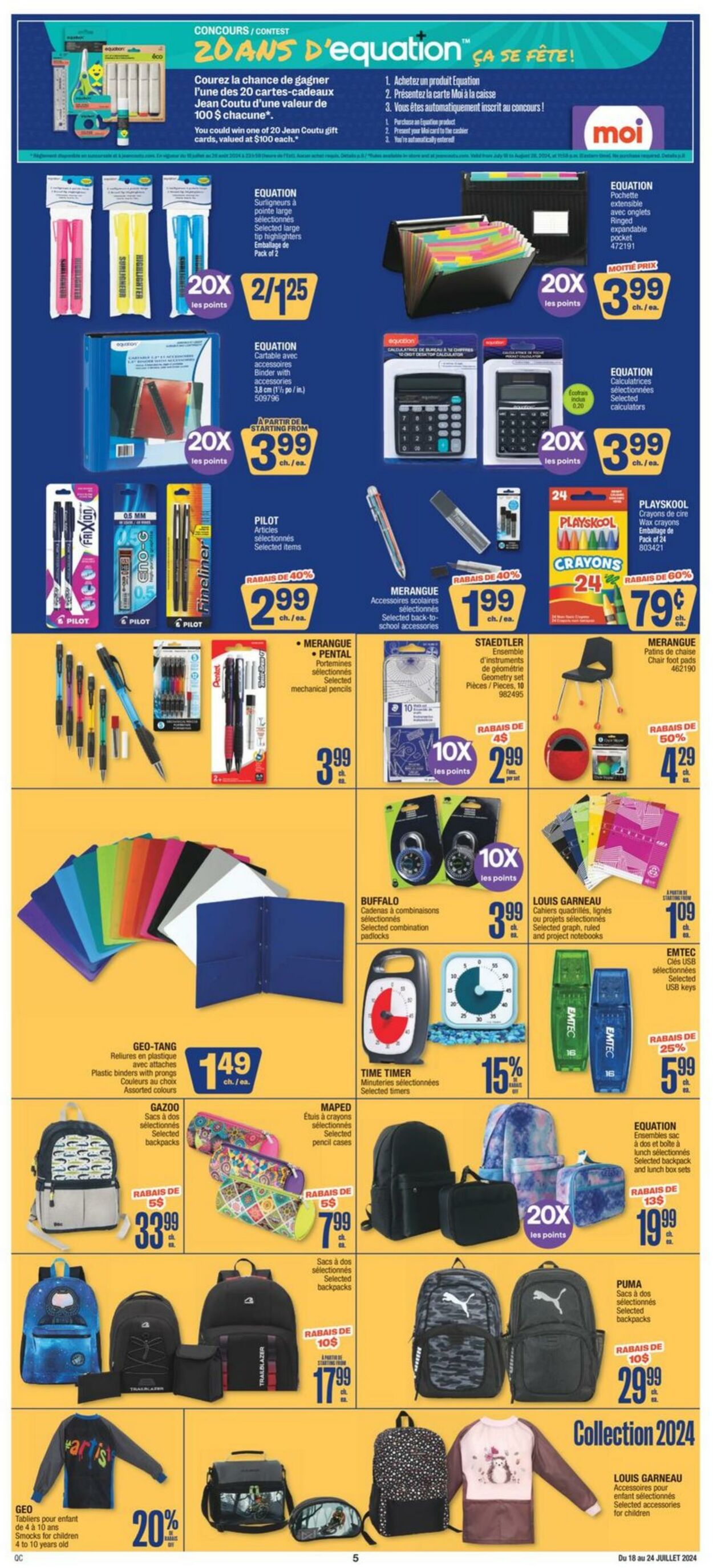 Flyer Jean Coutu 18.07.2024 - 24.07.2024