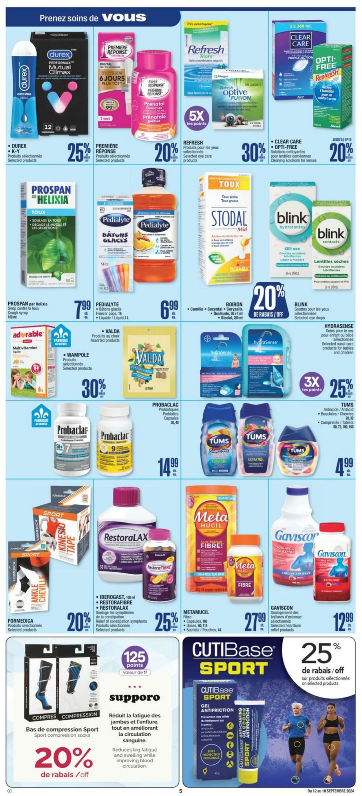 Flyer Jean Coutu 12.09.2024 - 18.09.2024