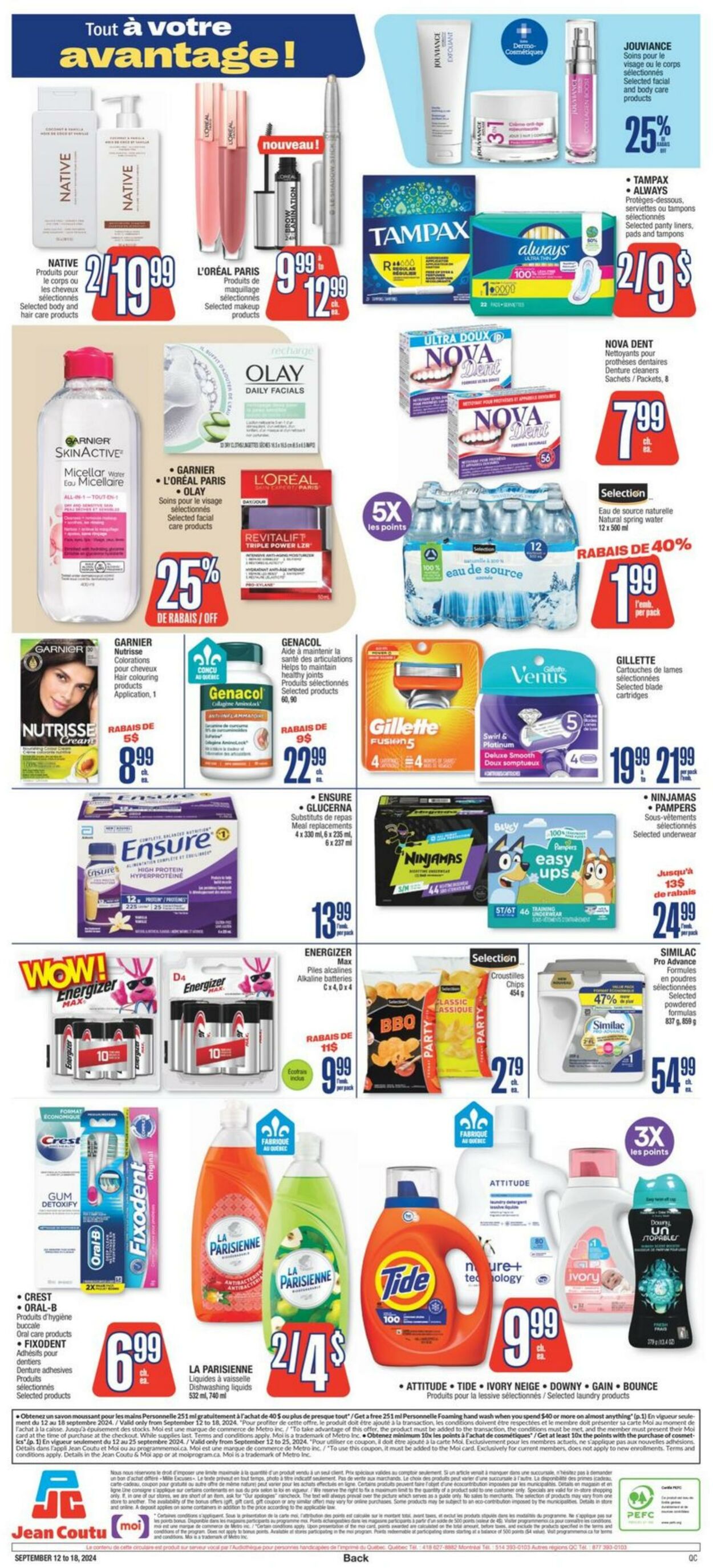 Flyer Jean Coutu 12.09.2024 - 18.09.2024