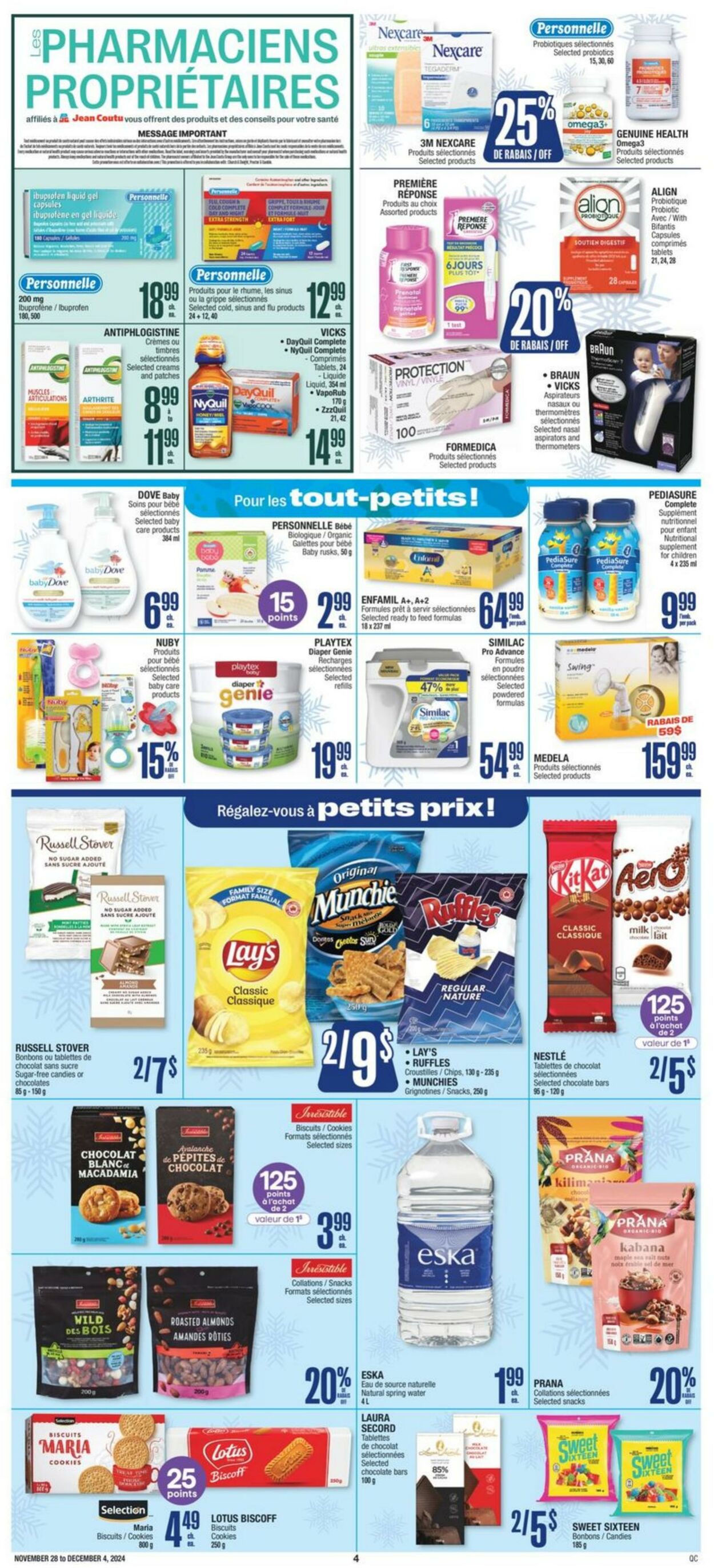 Flyer Jean Coutu 28.11.2024 - 04.12.2024