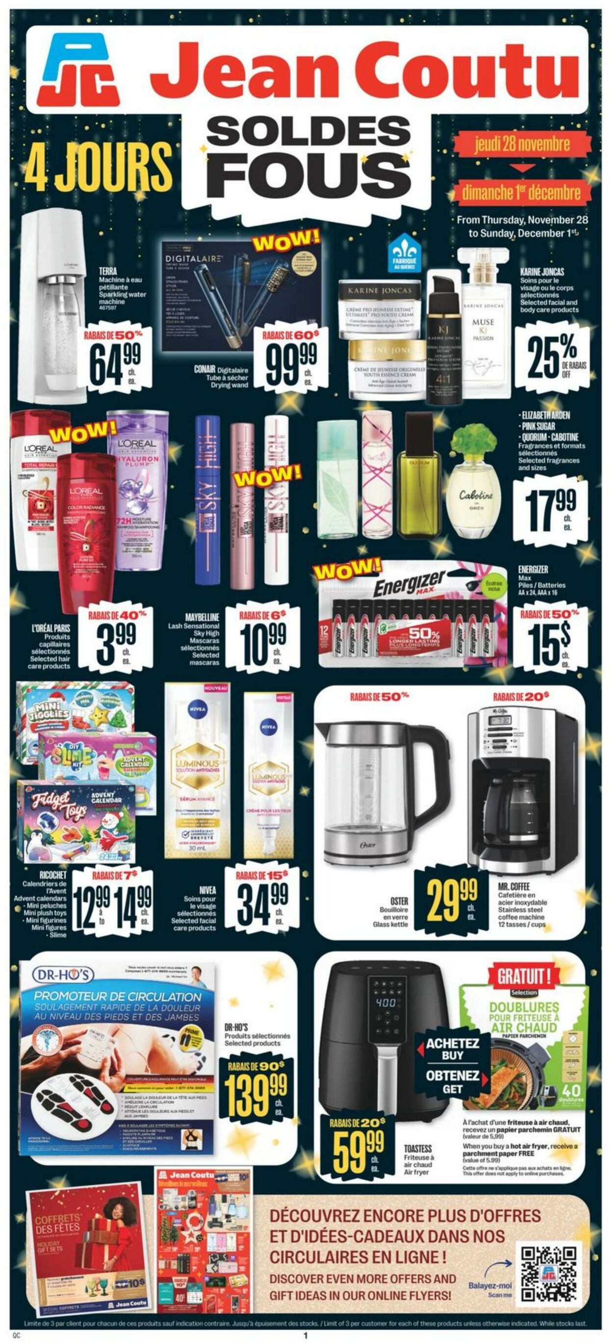 Flyer Jean Coutu 28.11.2024 - 04.12.2024