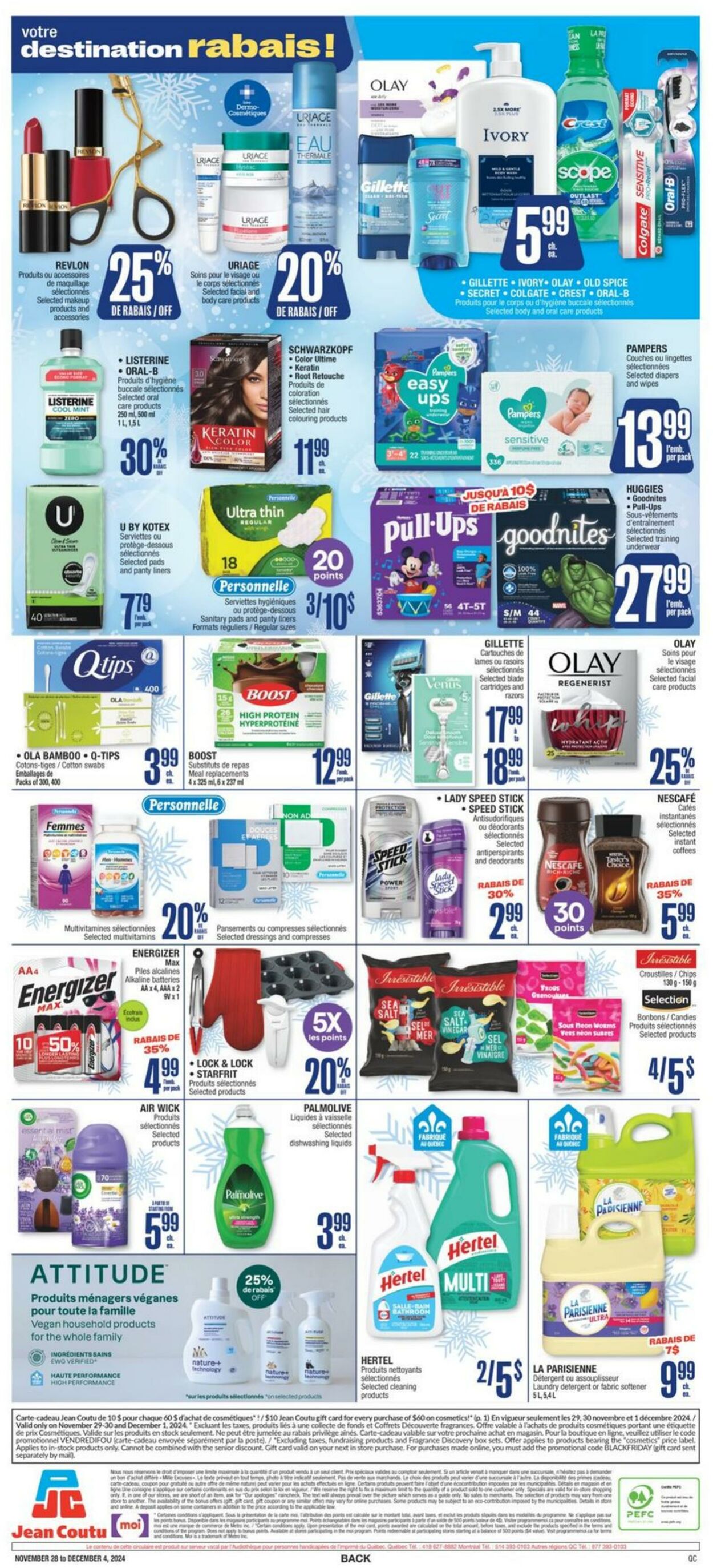 Flyer Jean Coutu 28.11.2024 - 04.12.2024