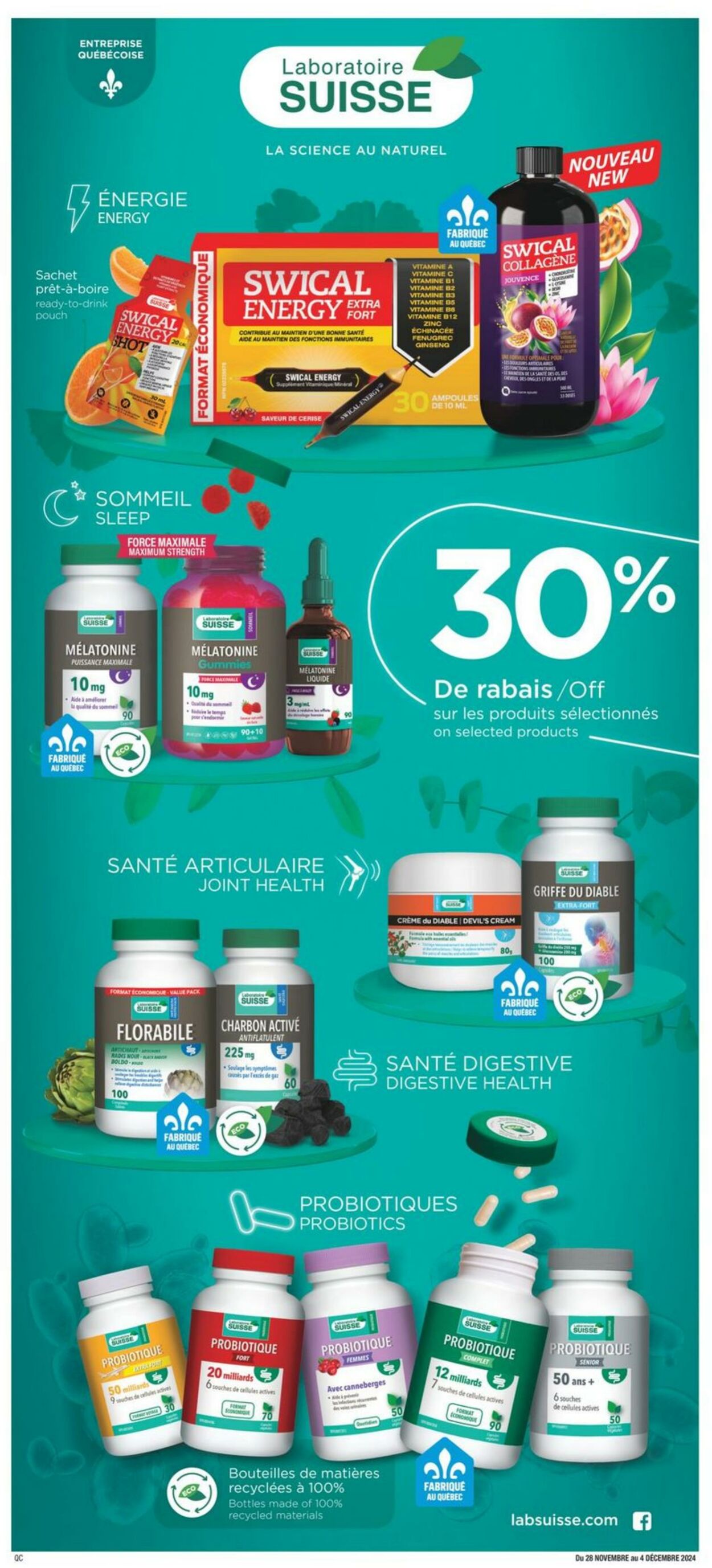 Flyer Jean Coutu 28.11.2024 - 04.12.2024