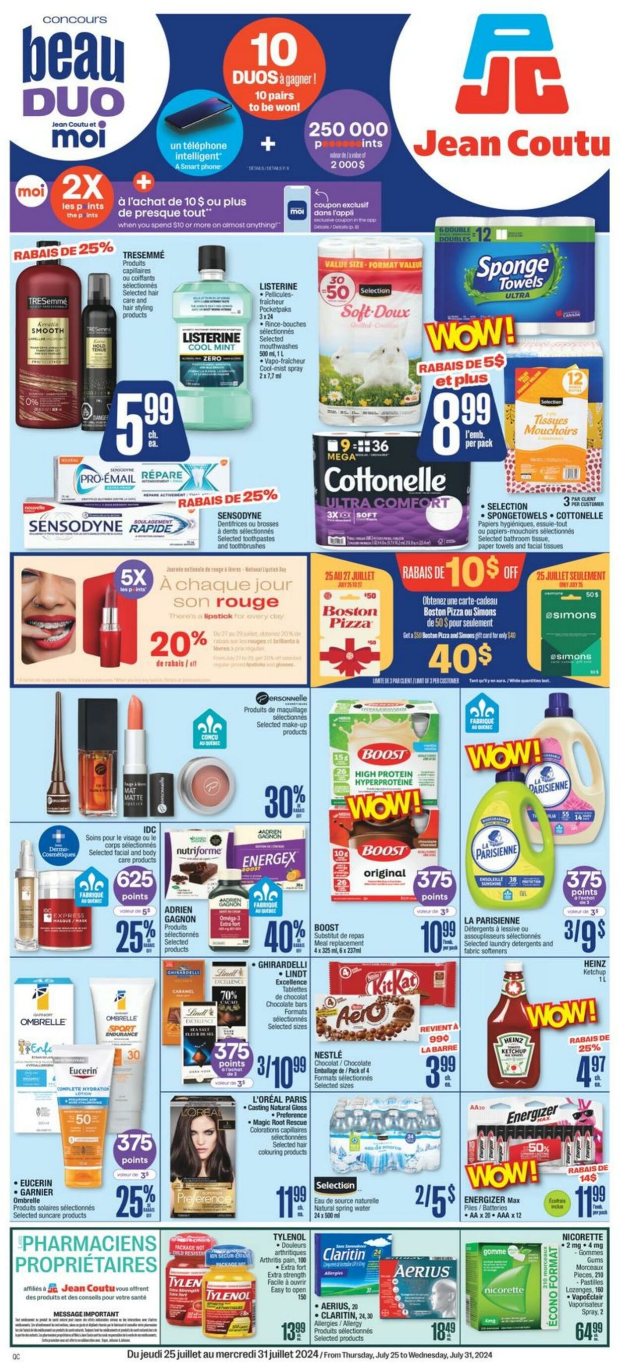 Flyer Jean Coutu 25.07.2024 - 31.07.2024