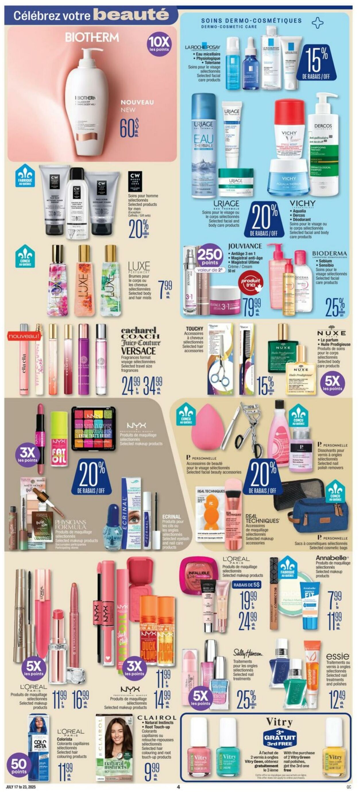 Flyer Jean Coutu 17.07.2025 - 23.07.2025