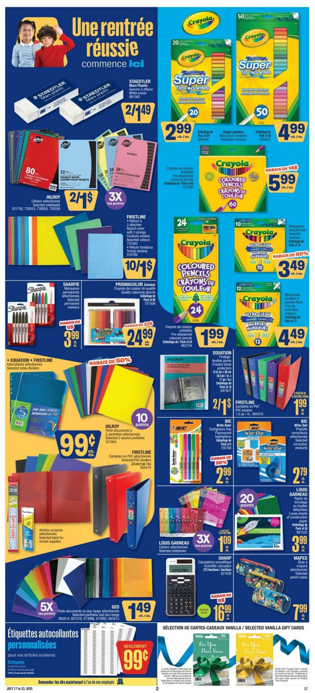 Flyer Jean Coutu 17.07.2025 - 23.07.2025