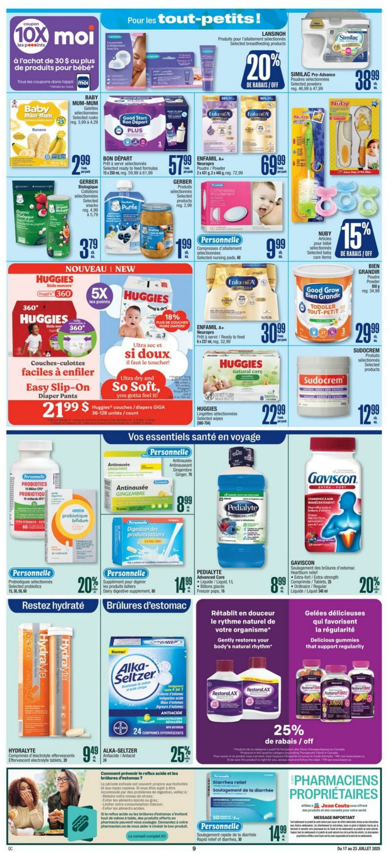 Flyer Jean Coutu 17.07.2025 - 23.07.2025