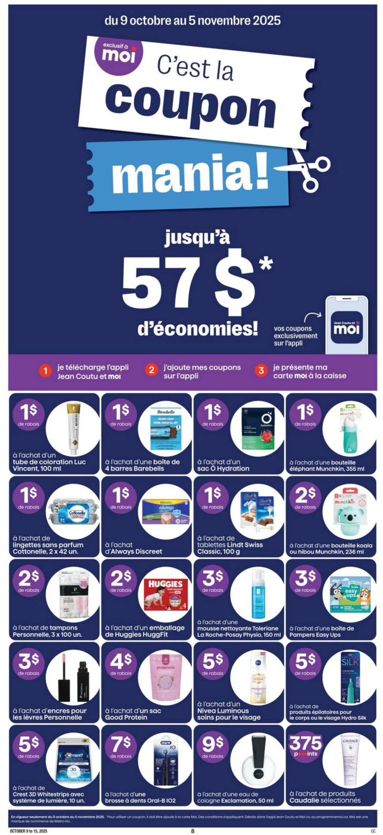 Flyer Jean Coutu 09.10.2025 - 15.10.2025