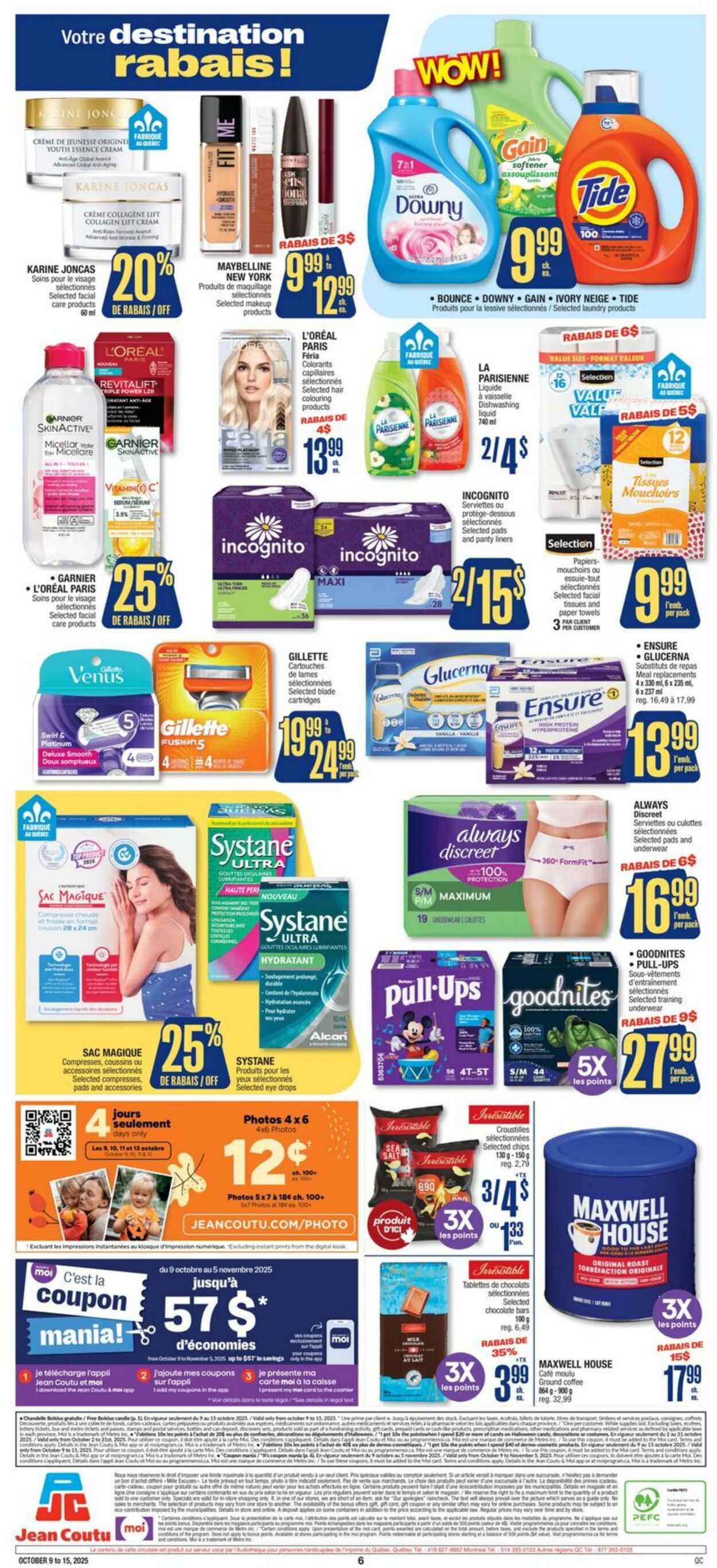 Flyer Jean Coutu 09.10.2025 - 15.10.2025
