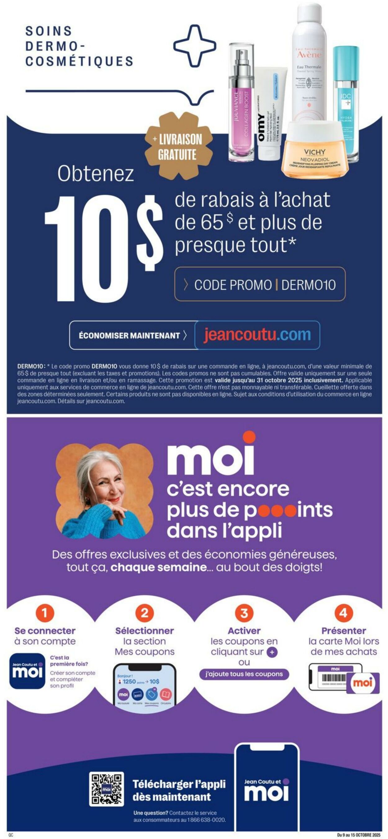 Flyer Jean Coutu 09.10.2025 - 15.10.2025