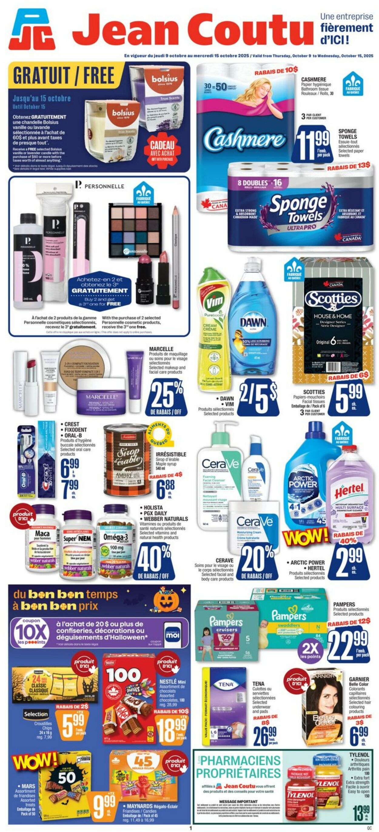 Flyer Jean Coutu 09.10.2025 - 15.10.2025