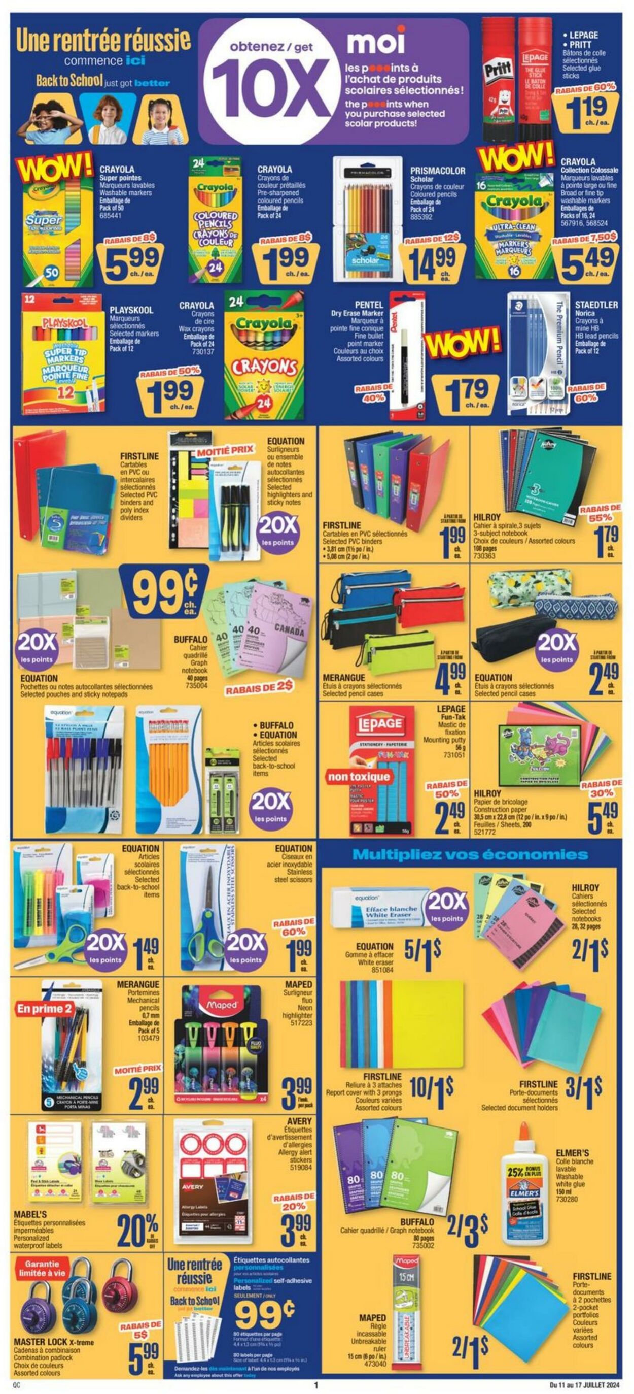 Flyer Jean Coutu 11.07.2024 - 17.07.2024