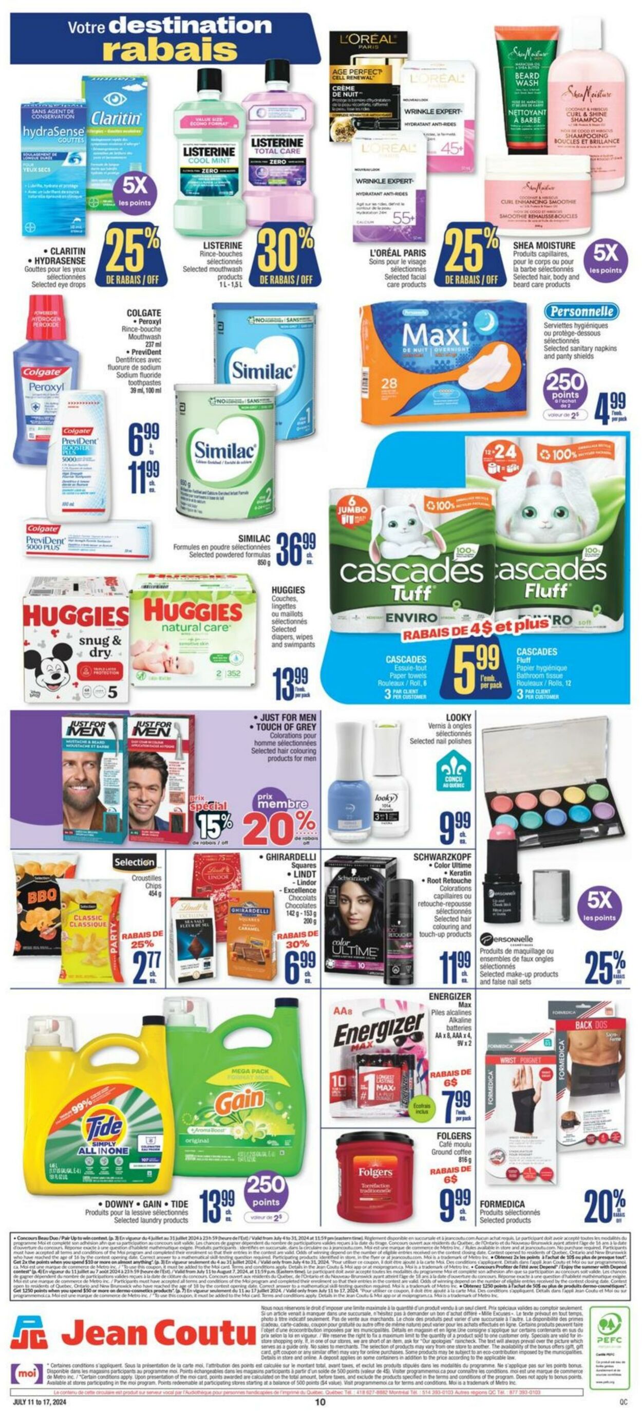 Flyer Jean Coutu 11.07.2024 - 17.07.2024