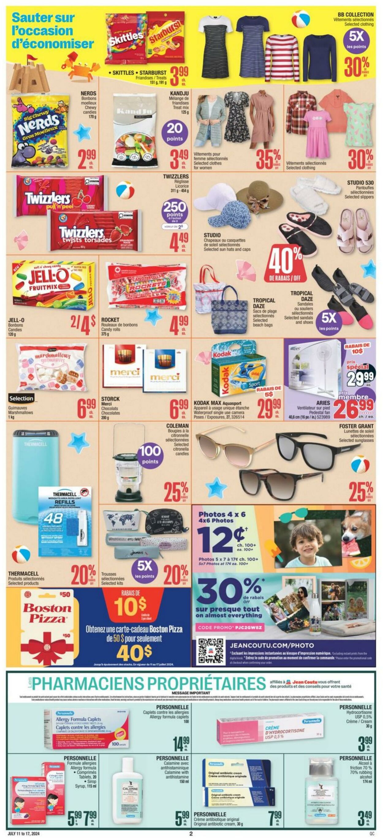 Flyer Jean Coutu 11.07.2024 - 17.07.2024