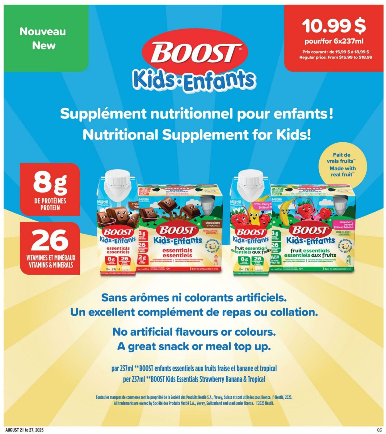 Flyer Jean Coutu 21.08.2025 - 27.08.2025