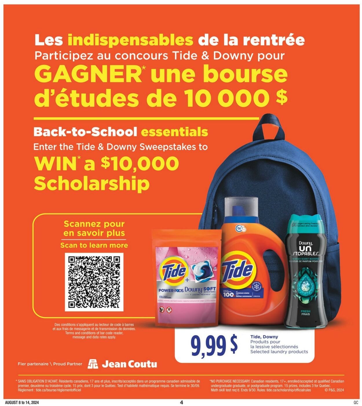 Flyer Jean Coutu 08.08.2024 - 14.08.2024