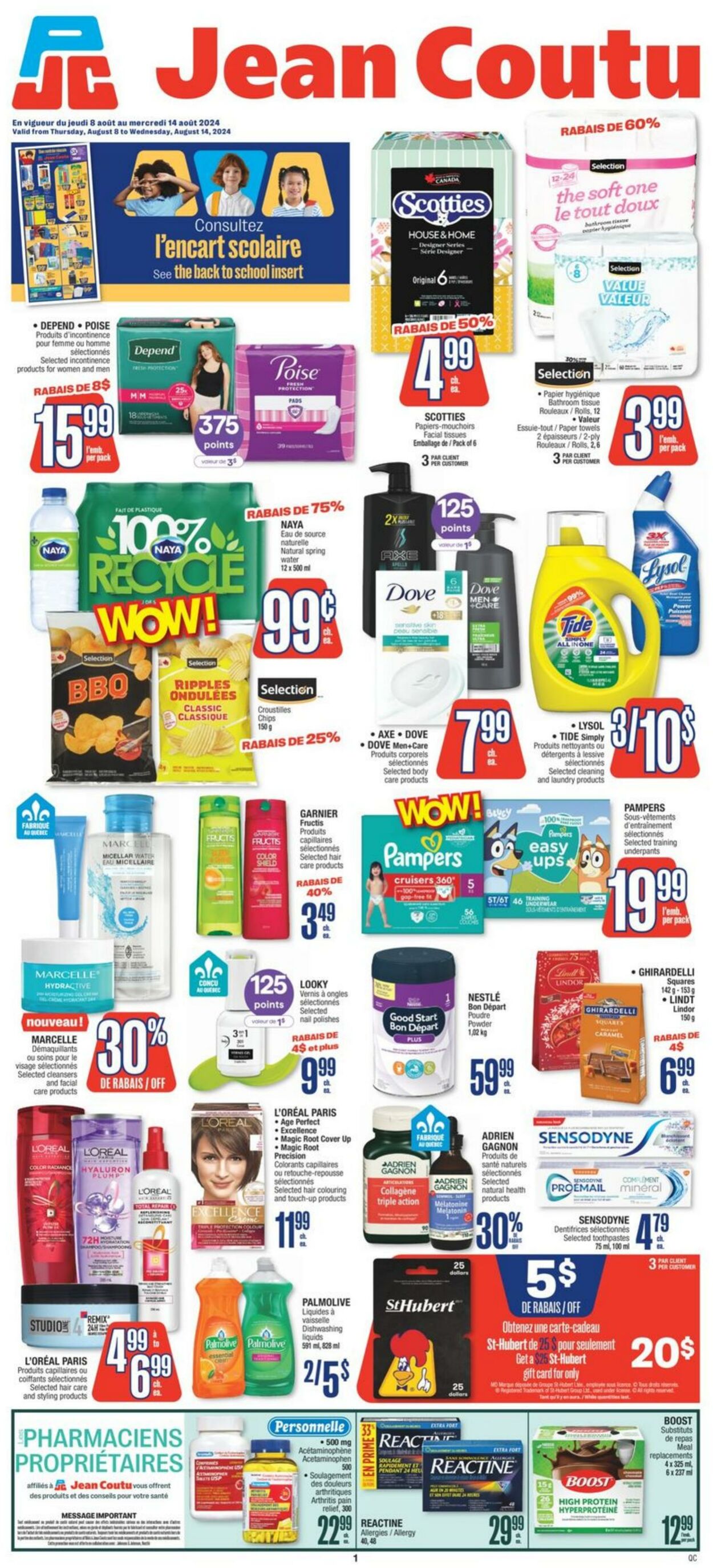 Flyer Jean Coutu 08.08.2024 - 14.08.2024