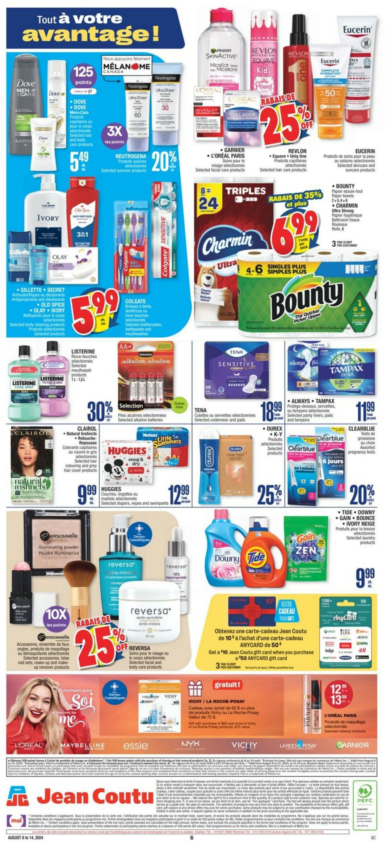 Flyer Jean Coutu 08.08.2024 - 14.08.2024