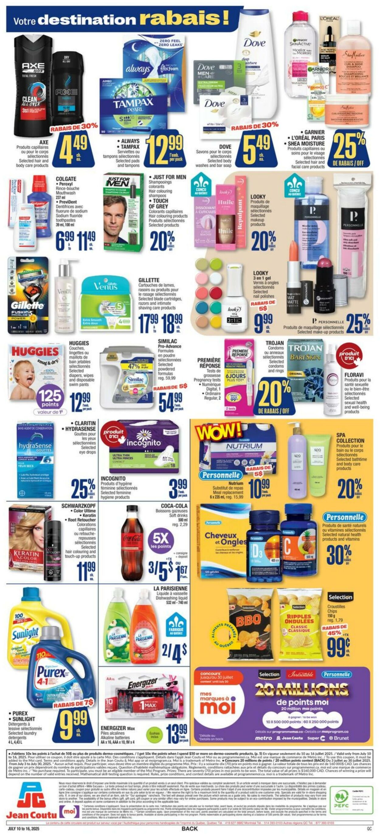 Flyer Jean Coutu 10.07.2025 - 16.07.2025