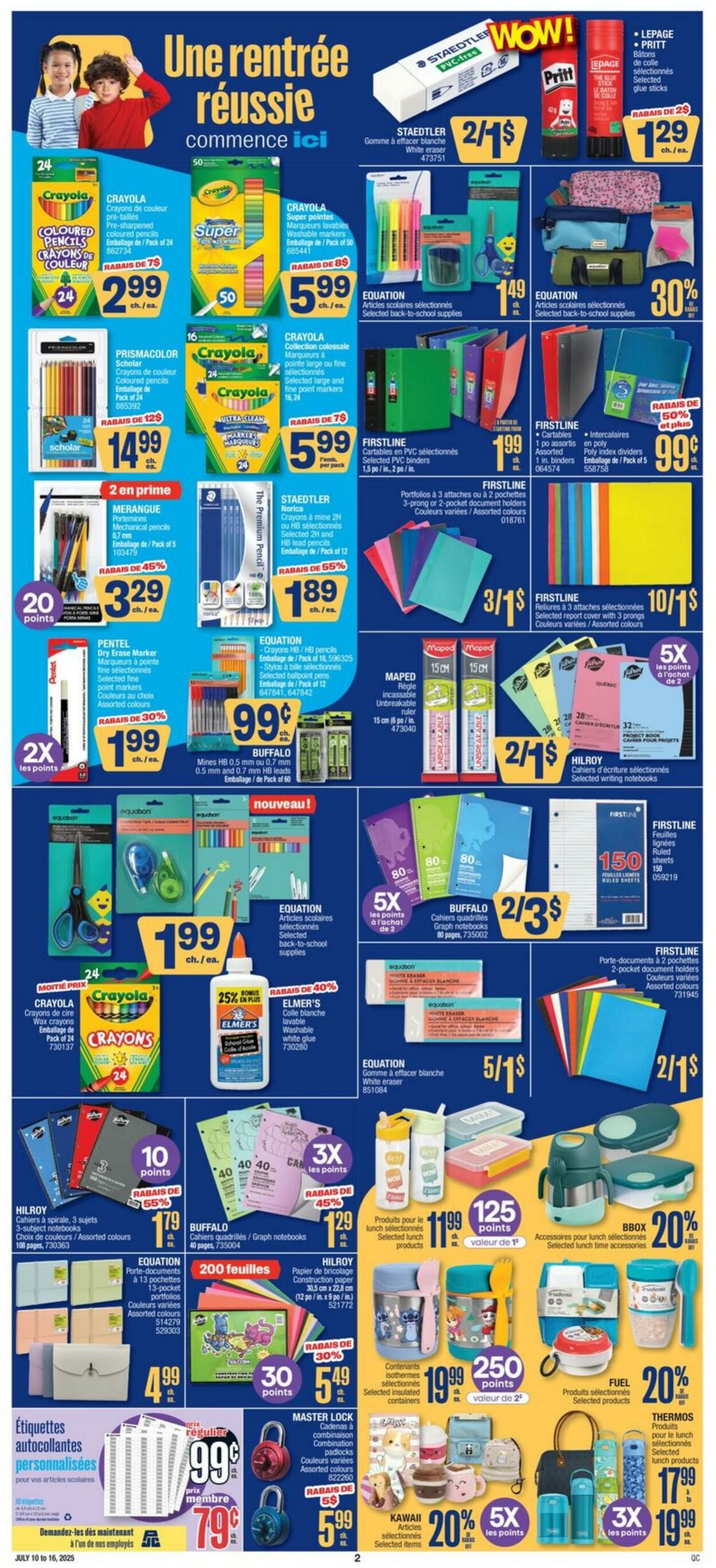Flyer Jean Coutu 10.07.2025 - 16.07.2025