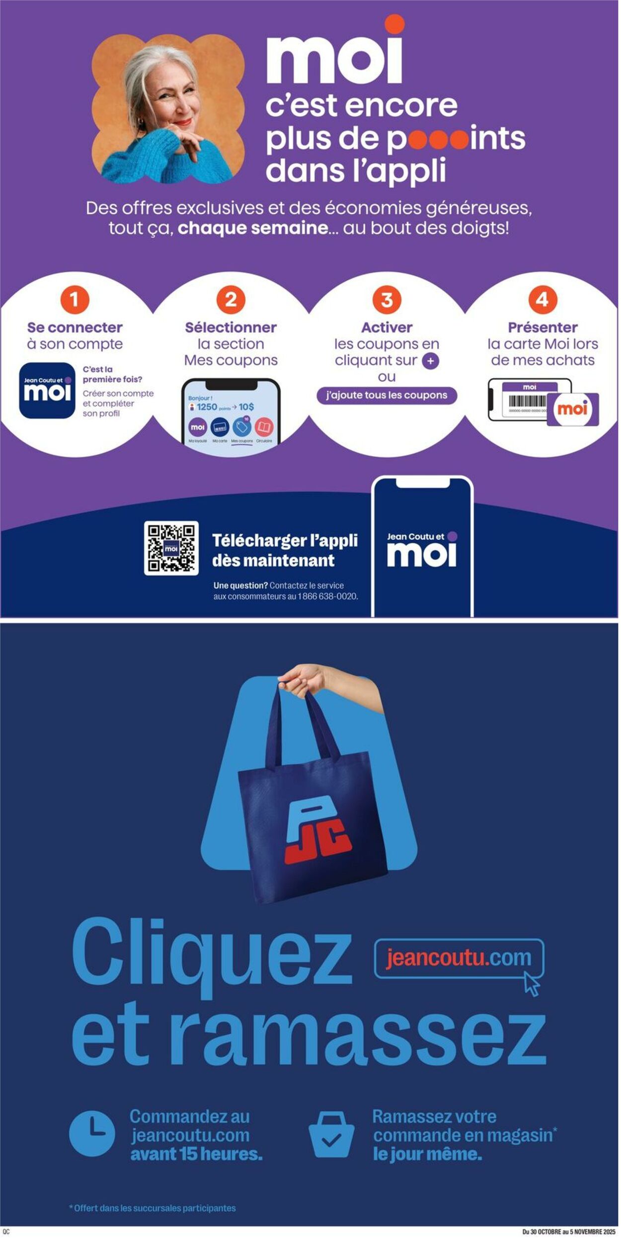Flyer Jean Coutu 30.10.2025 - 05.11.2025