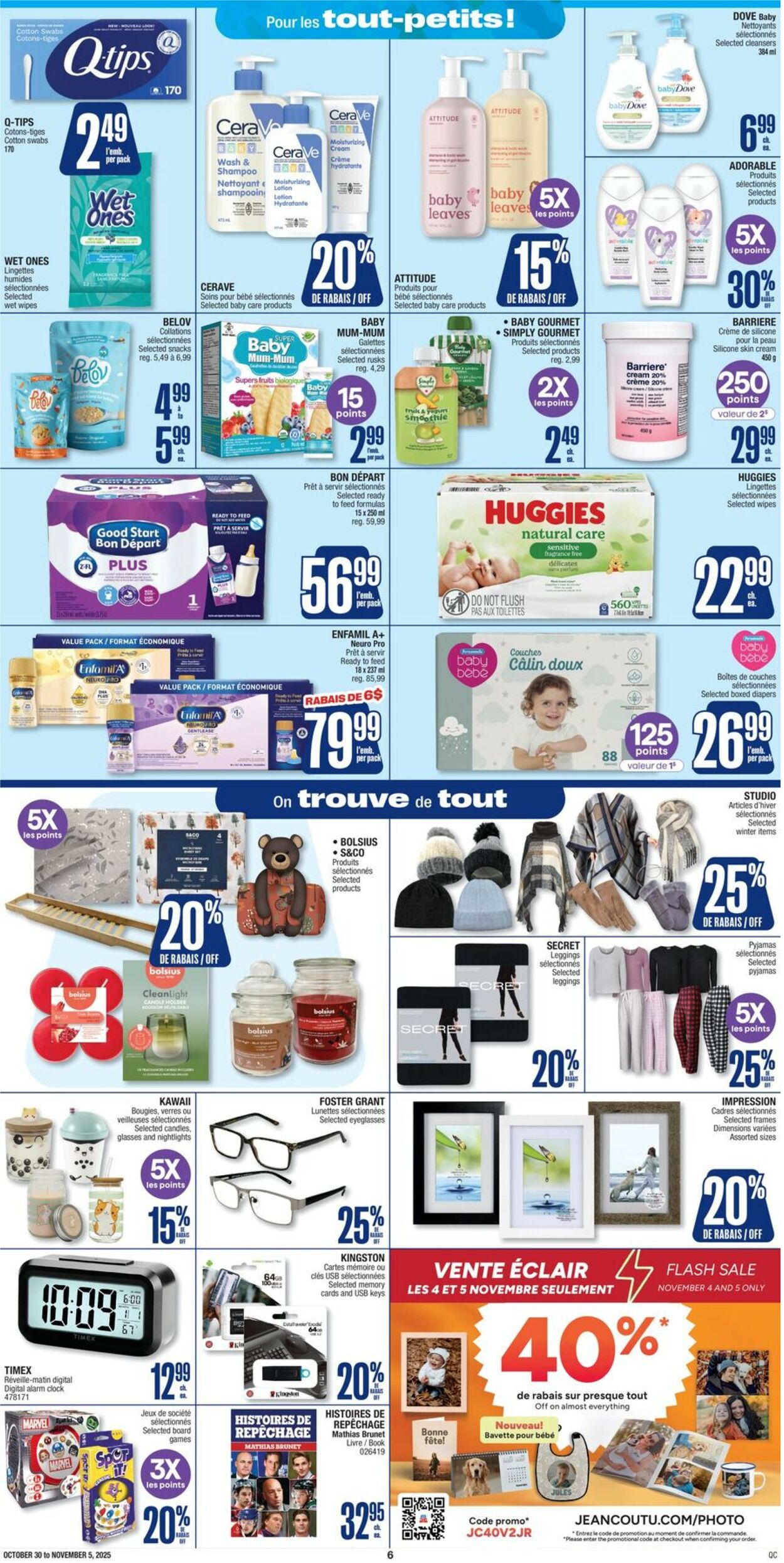 Flyer Jean Coutu 30.10.2025 - 05.11.2025