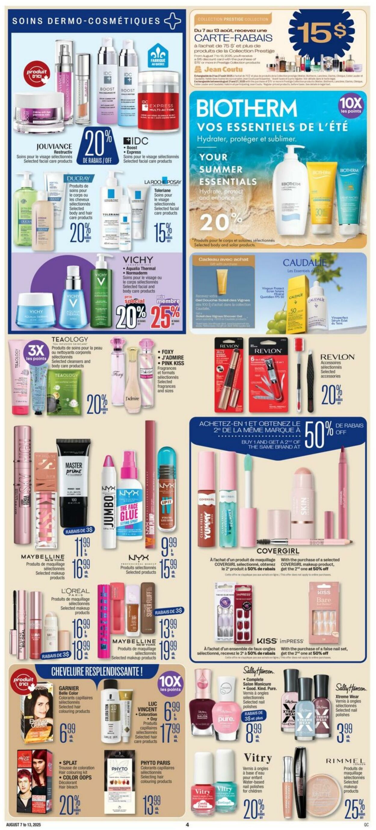 Flyer Jean Coutu 07.08.2025 - 13.08.2025