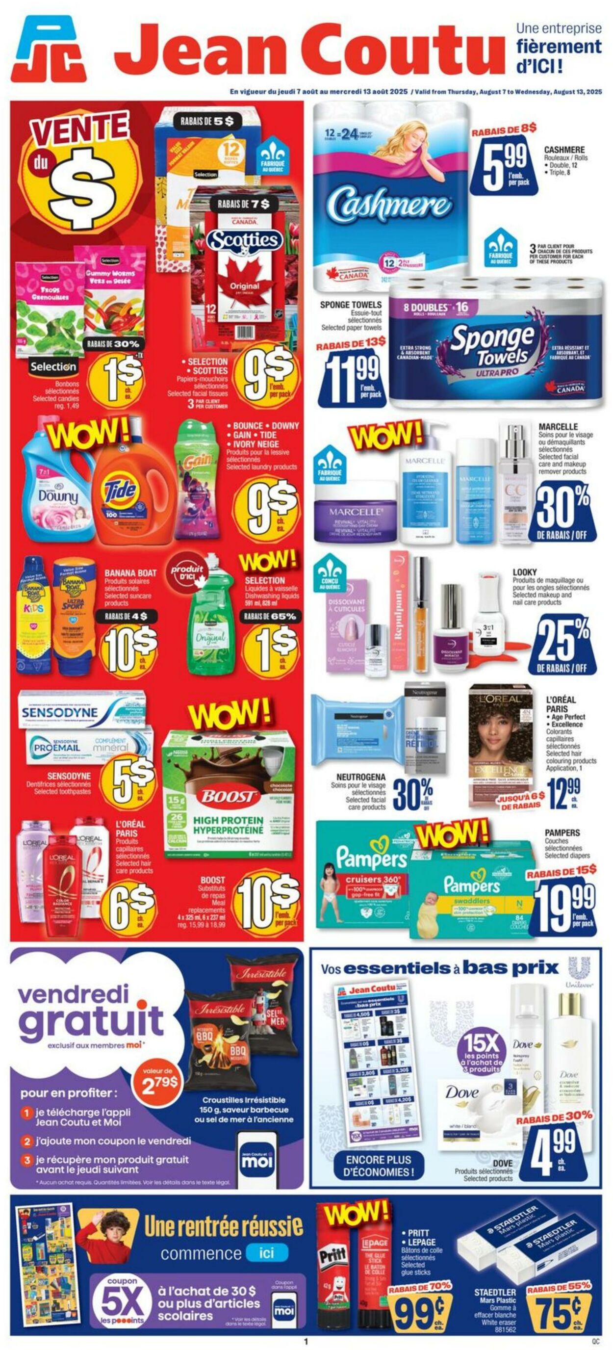 Flyer Jean Coutu 07.08.2025 - 13.08.2025