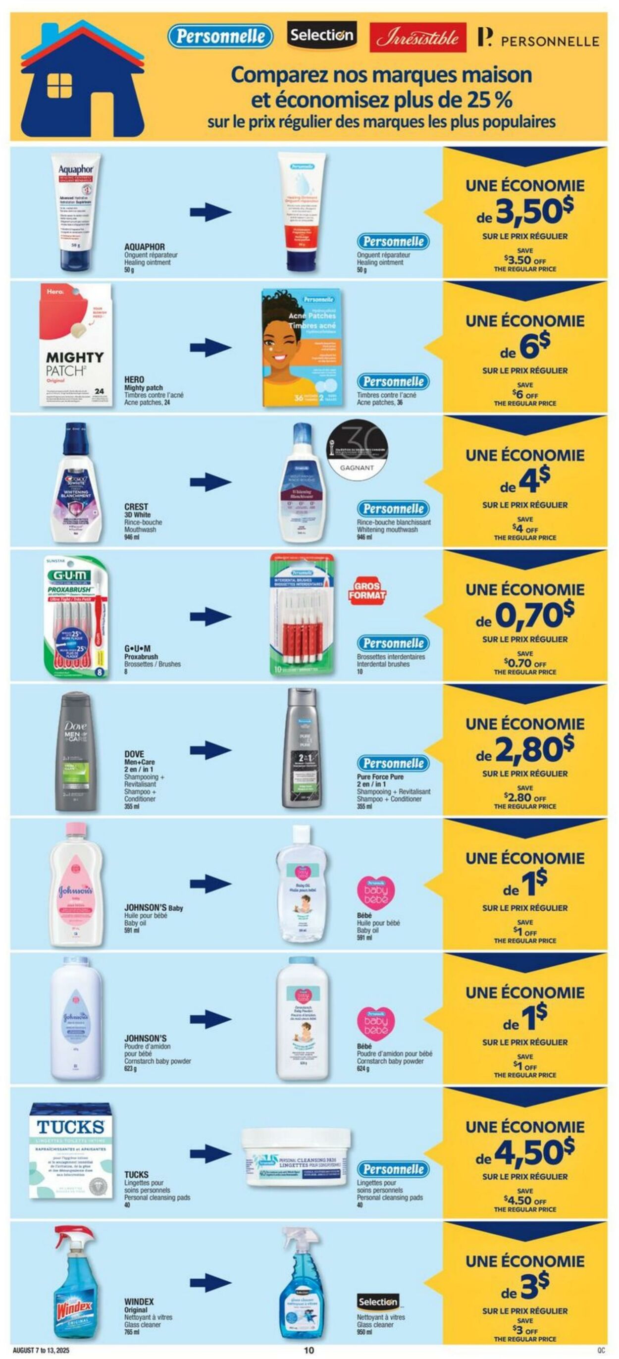 Flyer Jean Coutu 07.08.2025 - 13.08.2025